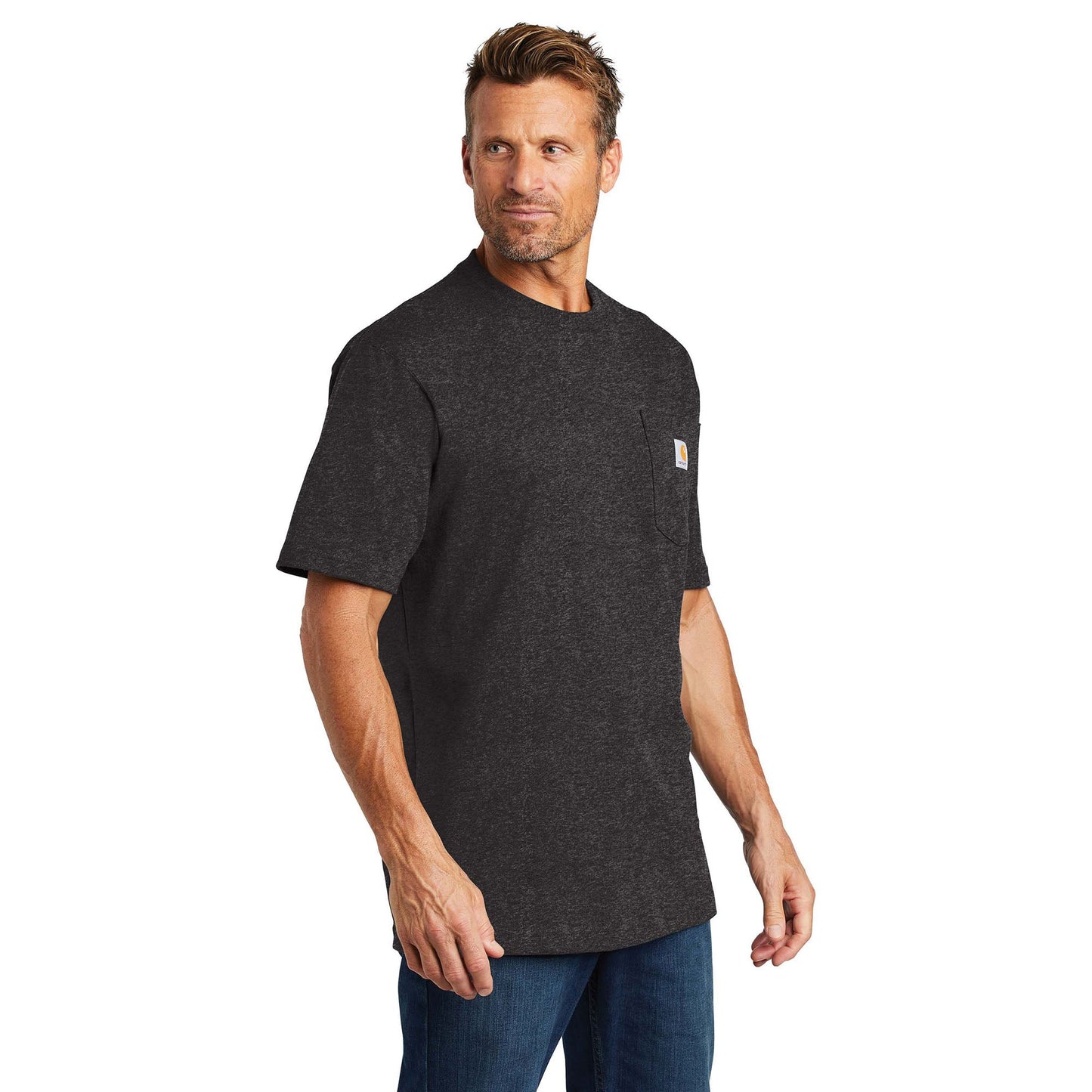 Brite Lime T-Shirts - Carhartt - Pocket Short Sleeve