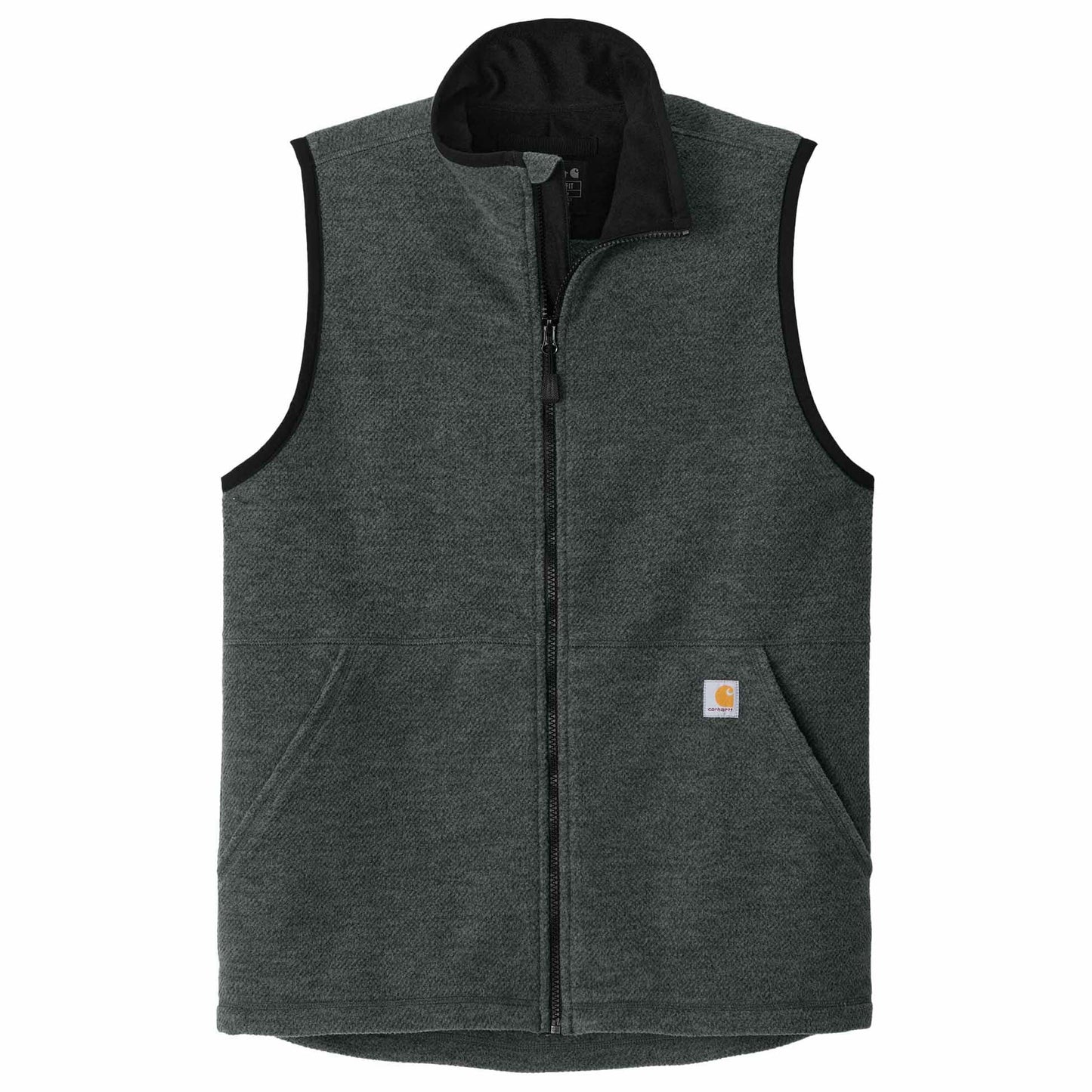 Black Textured Vests - Carhartt - Fleece Material
