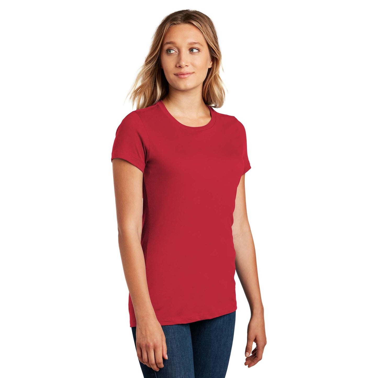Jet Black T-Shirts - District - Combed Cotton Fabric