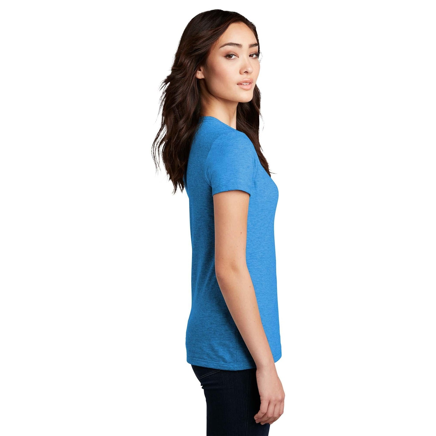 Black T-Shirts - District - Comfy Blend Tee - Soft Cotton Blend