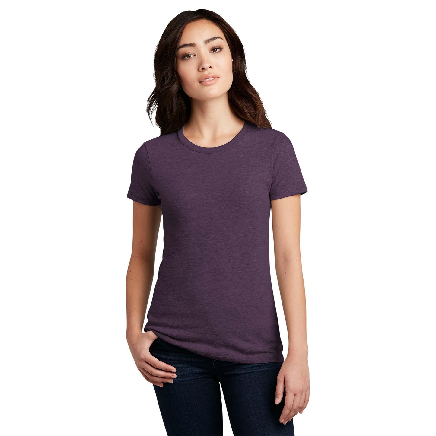 Black T-Shirts - District - Comfy Blend Tee - Soft Cotton Blend