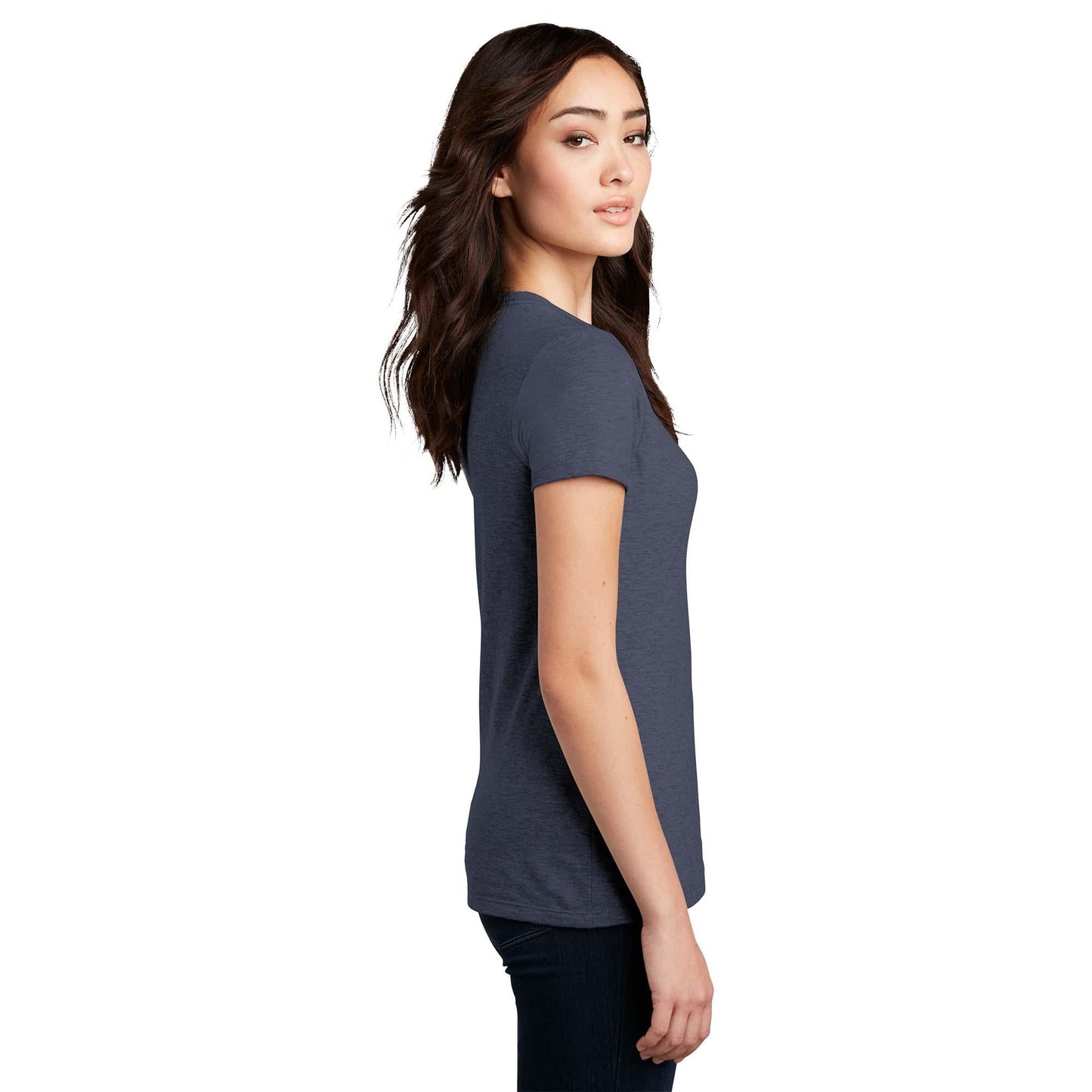 Black T-Shirts - District - Comfy Blend Tee - Soft Cotton Blend