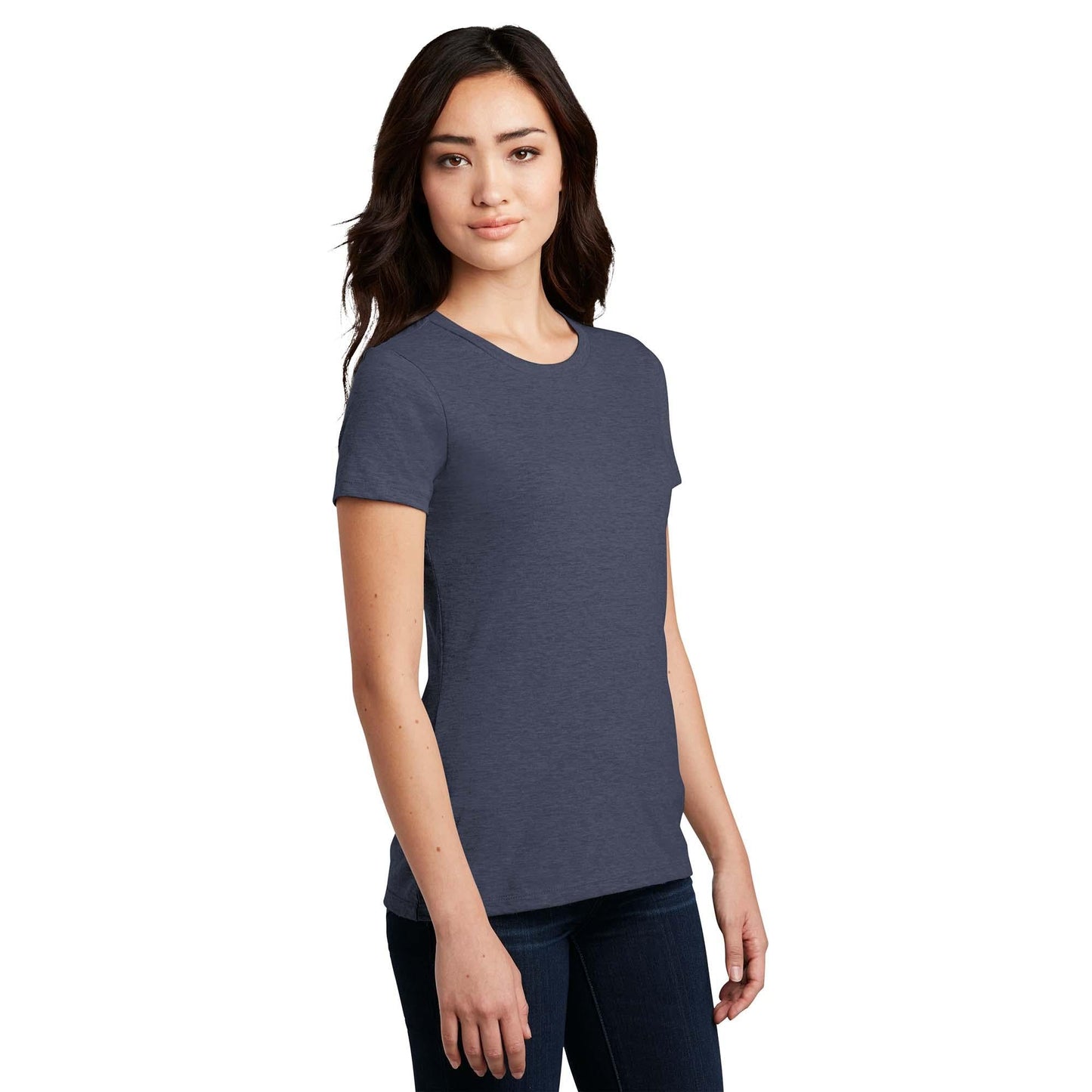 Black T-Shirts - District - Comfy Blend Tee - Soft Cotton Blend