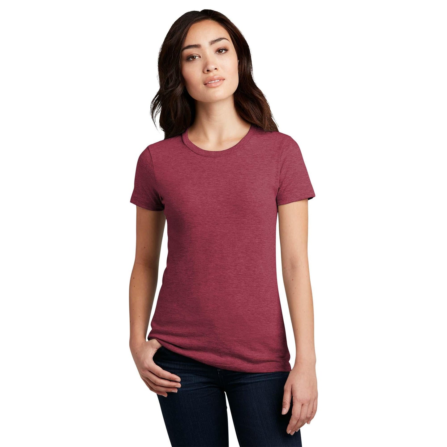 Black T-Shirts - District - Comfy Blend Tee - Soft Cotton Blend