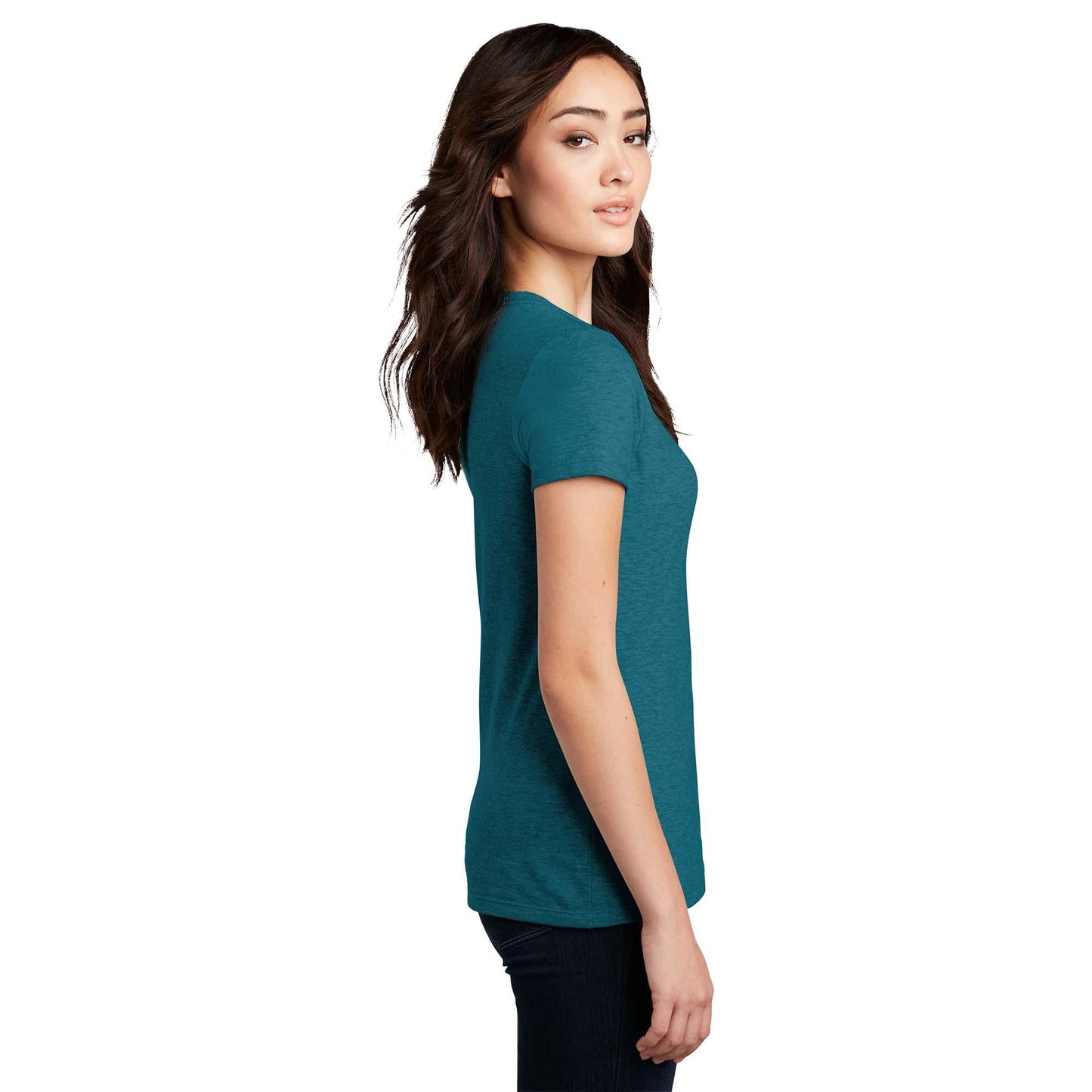 Black T-Shirts - District - Comfy Blend Tee - Soft Cotton Blend
