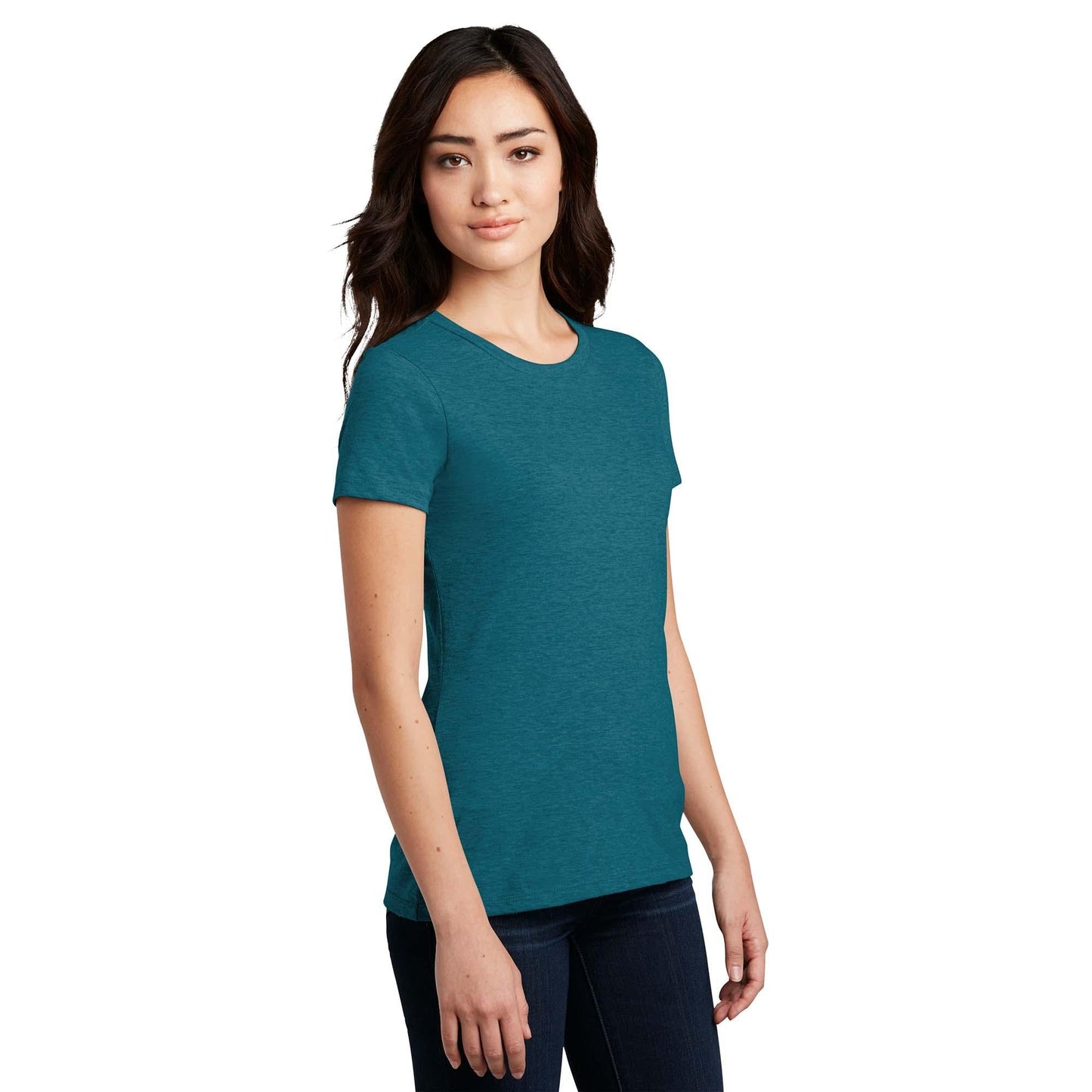 Black T-Shirts - District - Comfy Blend Tee - Soft Cotton Blend