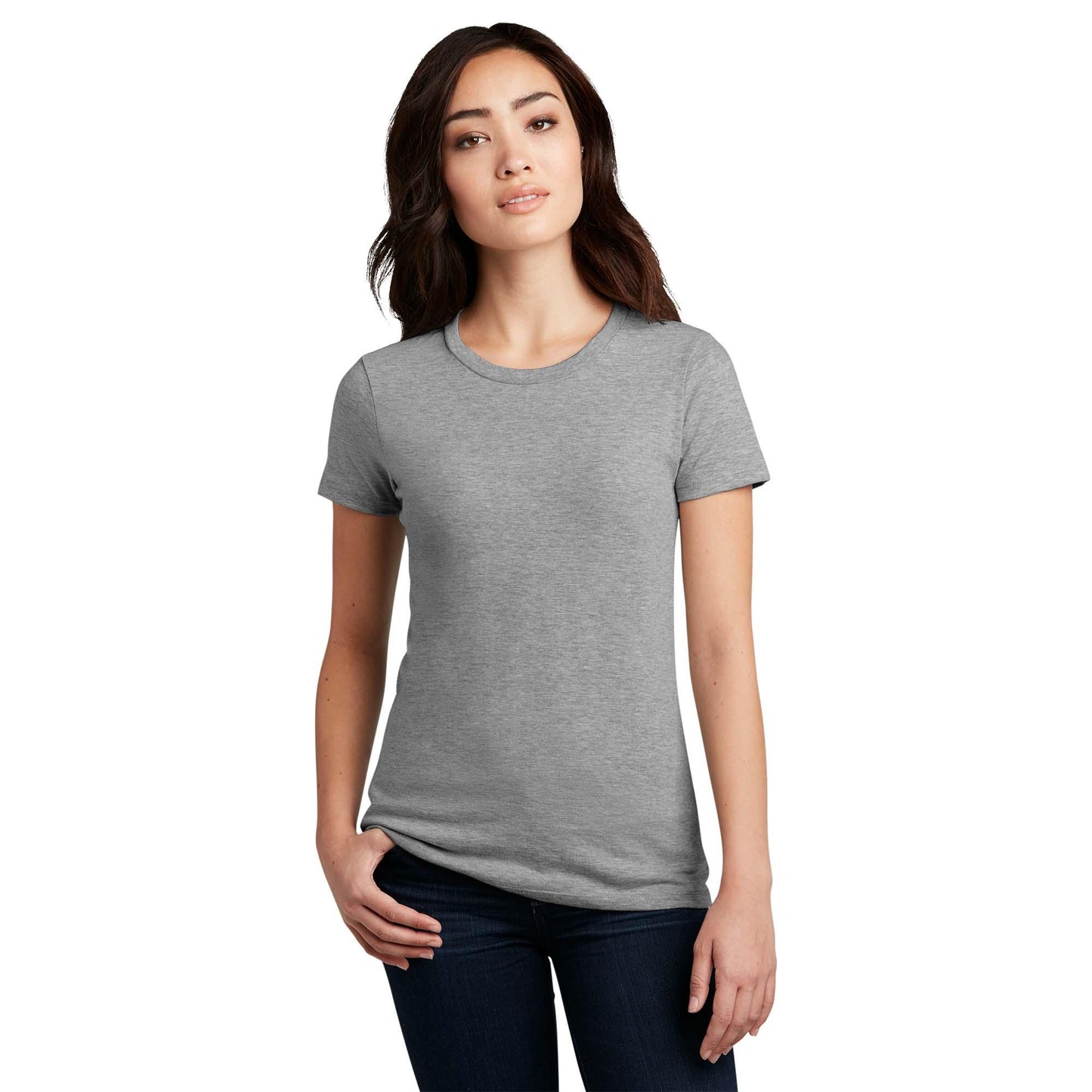 Black T-Shirts - District - Comfy Blend Tee - Soft Cotton Blend