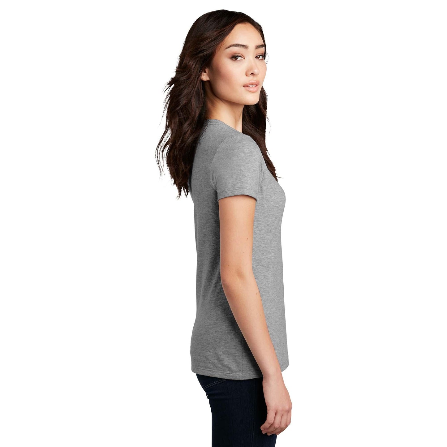 Black T-Shirts - District - Comfy Blend Tee - Soft Cotton Blend