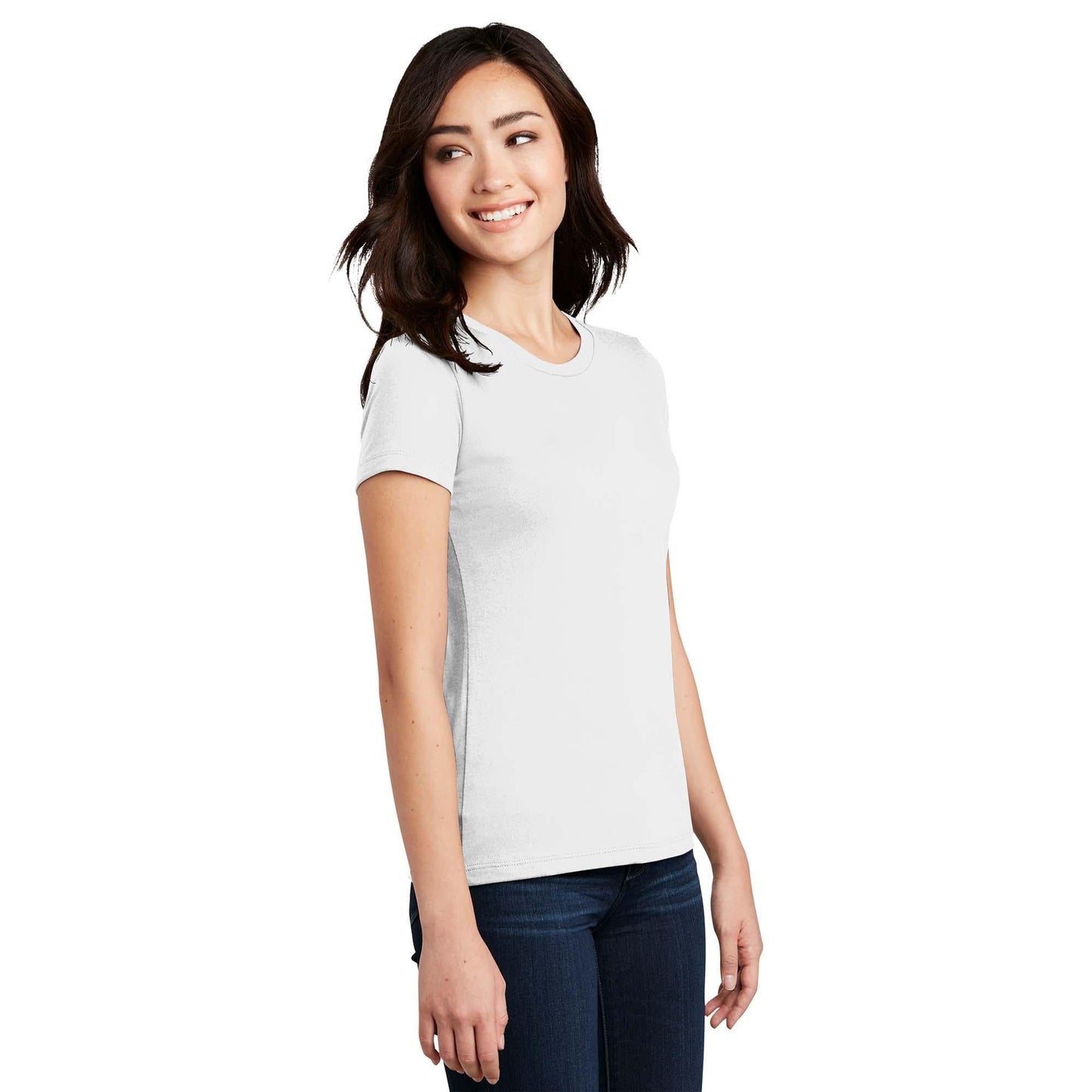 Black T-Shirts - District - Comfy Blend Tee - Soft Cotton Blend
