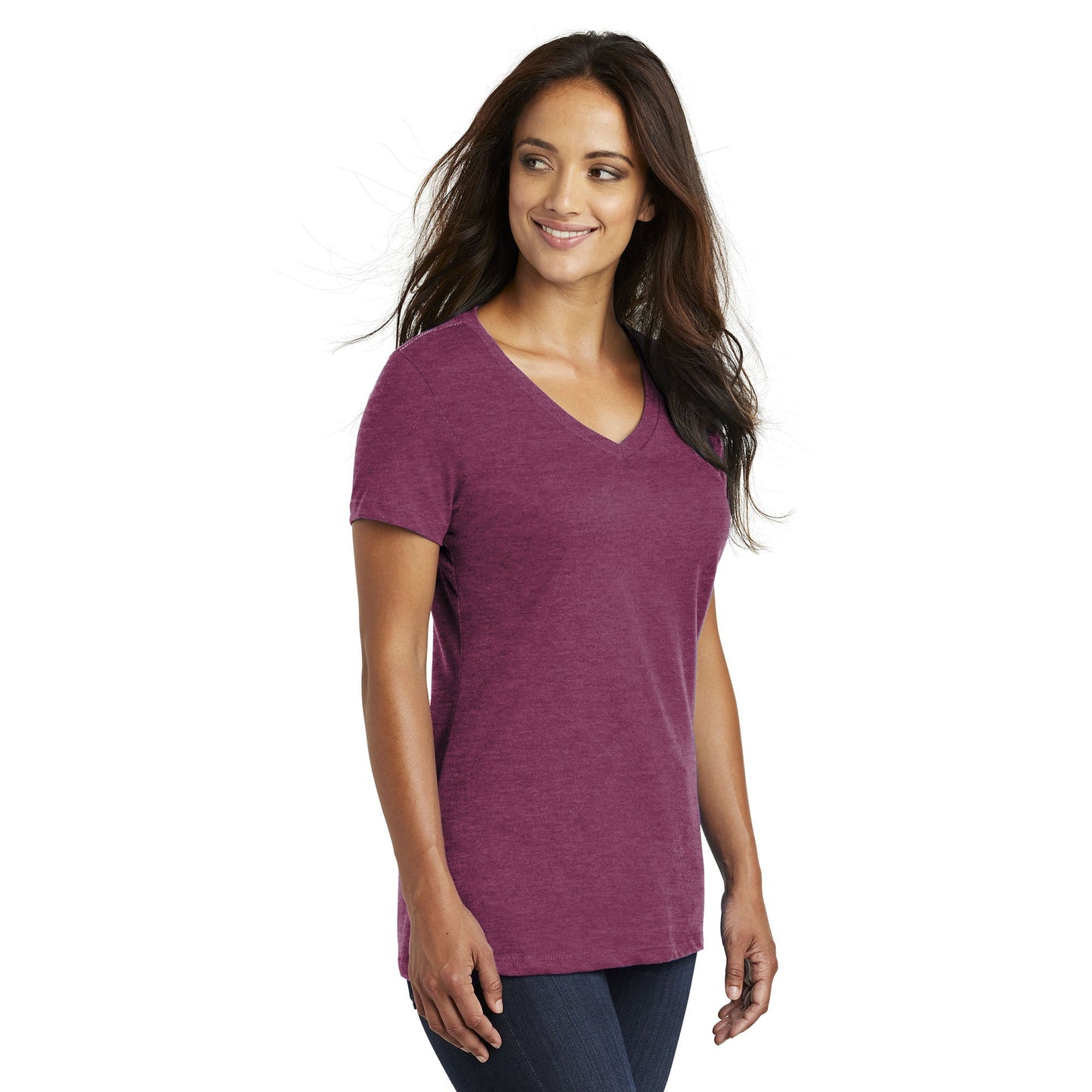 Heathered Nickel T-Shirt - District - Soft Cotton