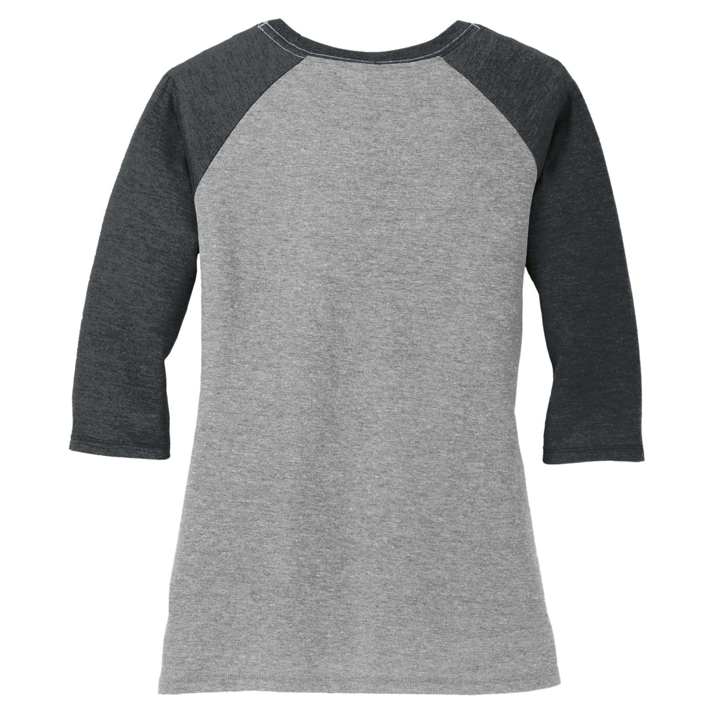 Grey Frost/White T-Shirt - District - Soft Blend - Unique Style