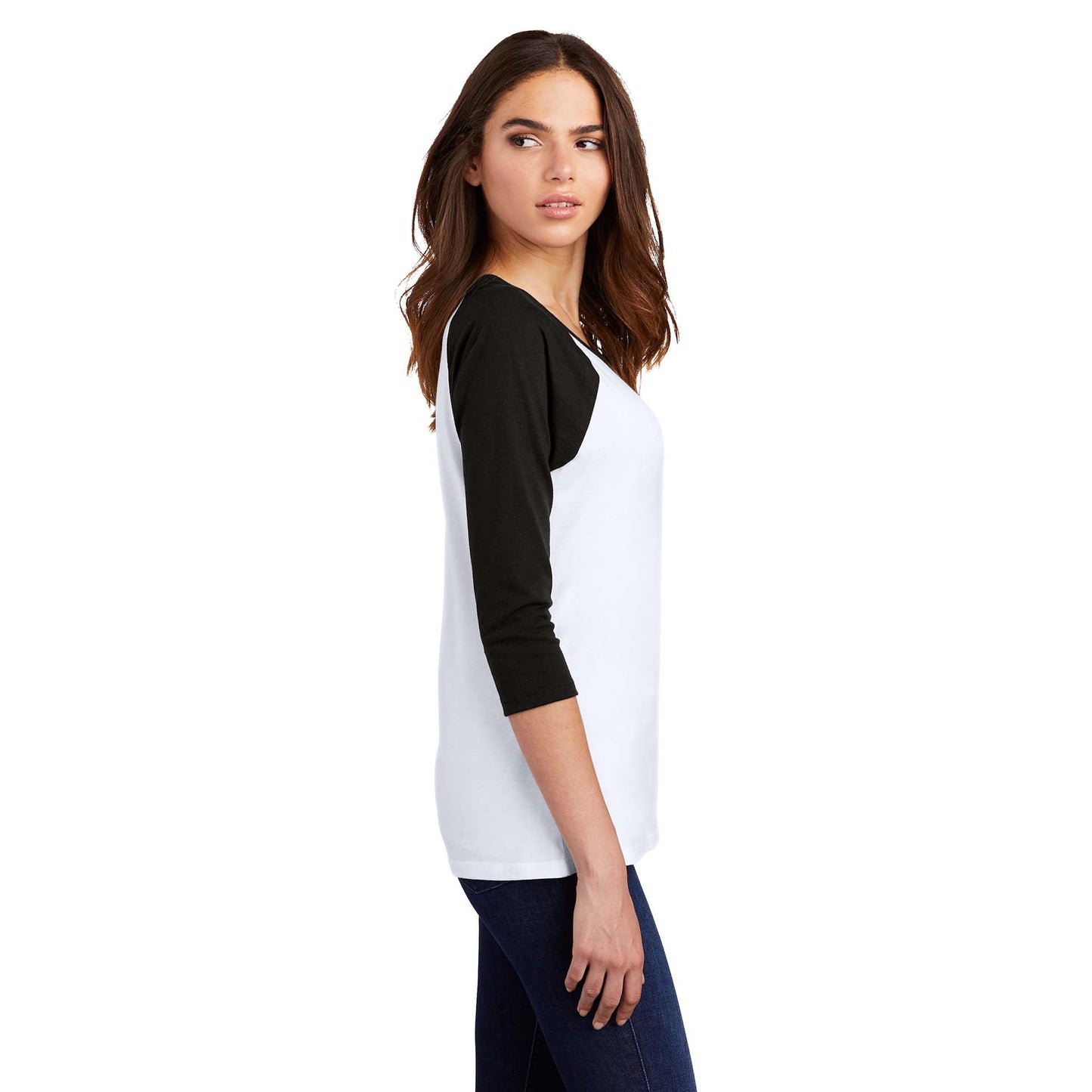 Grey Frost/White T-Shirt - District - Soft Blend - Unique Style