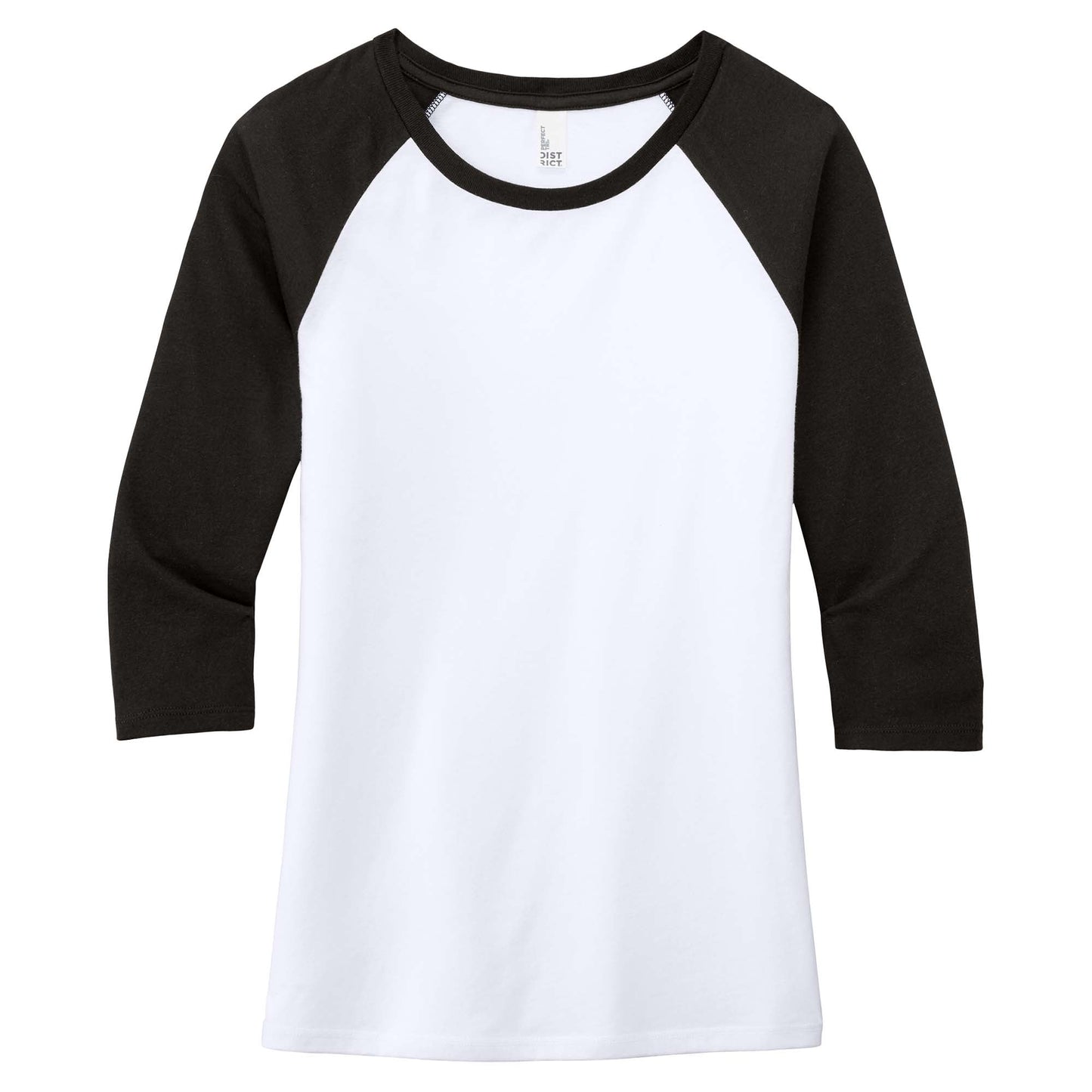 Grey Frost/White T-Shirt - District - Soft Blend - Unique Style