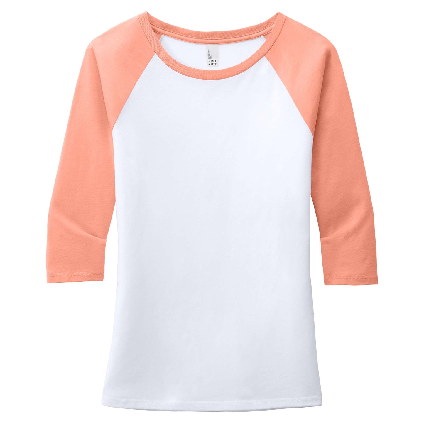 Grey Frost/White T-Shirt - District - Soft Blend - Unique Style