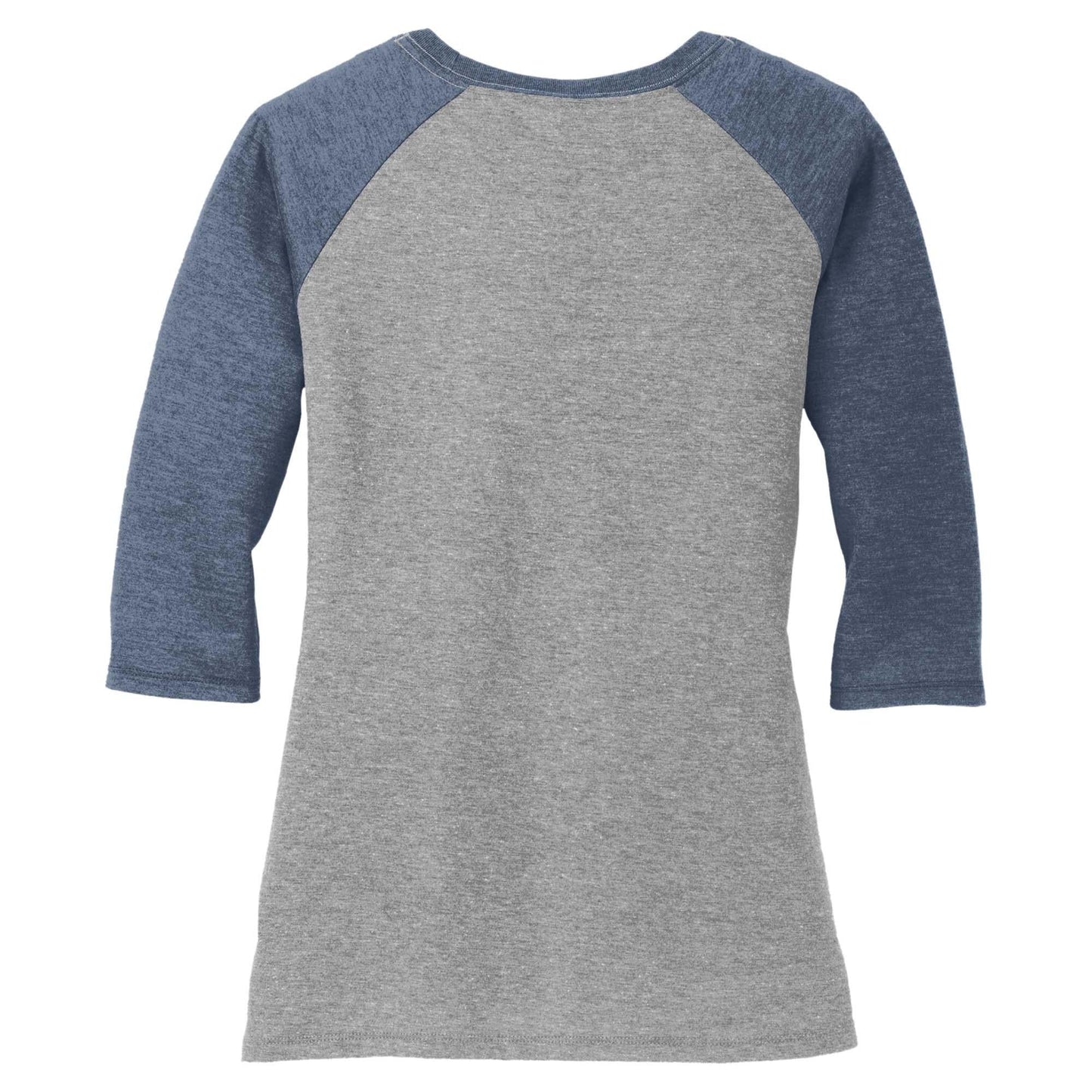 Grey Frost/White T-Shirt - District - Soft Blend - Unique Style