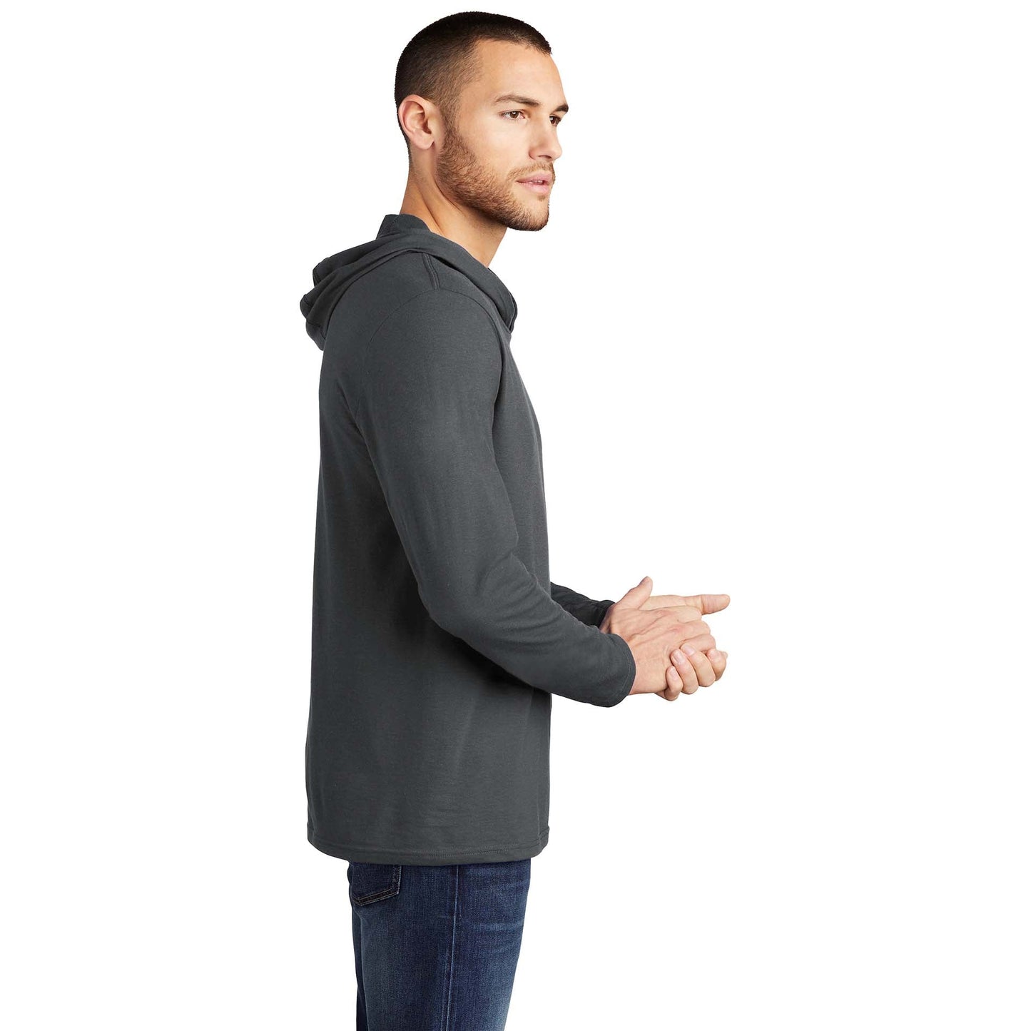 Black Frost Sweatshirt - District - Lightweight Comfort