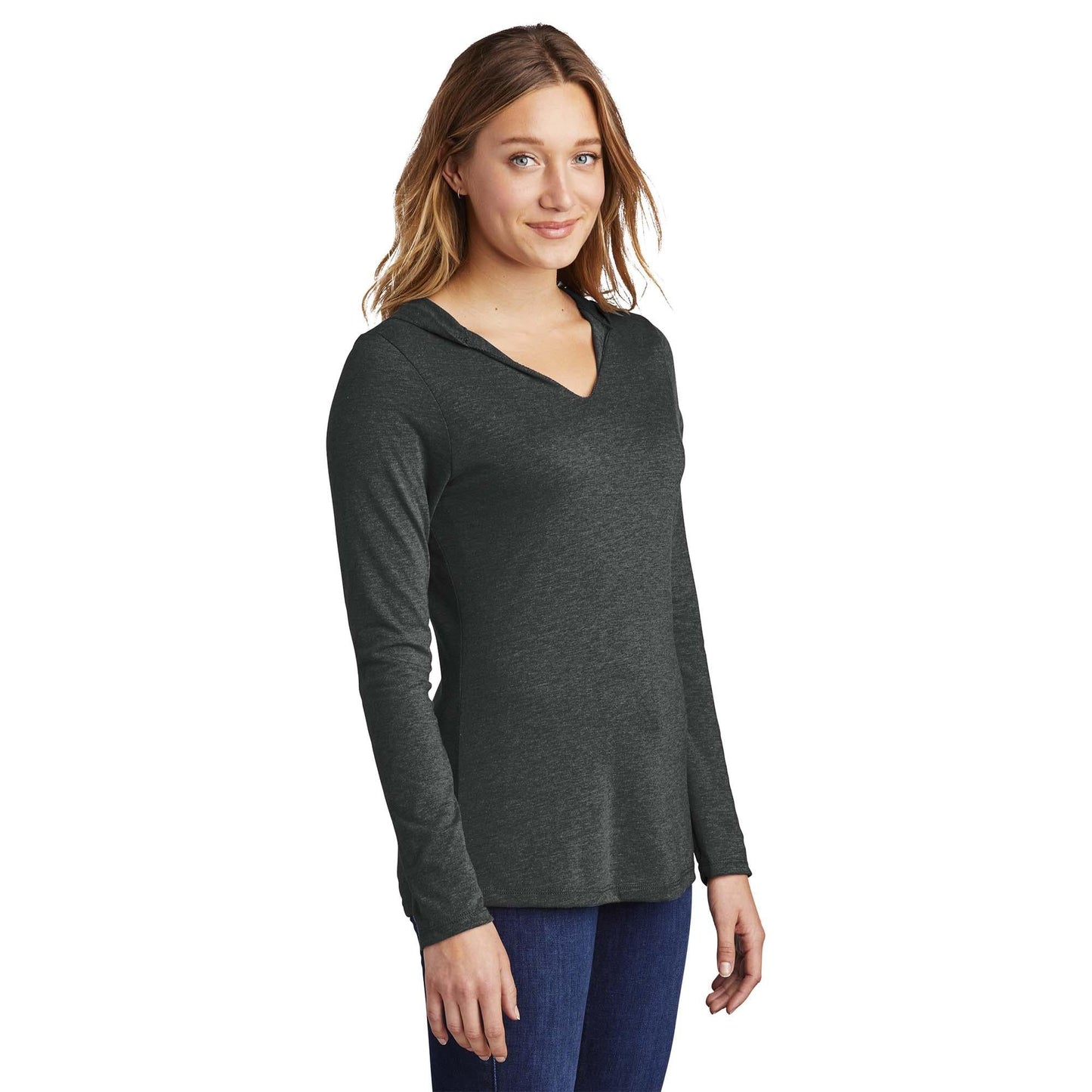 Black Frost Sweatshirt - District - Perfect Tri Blend