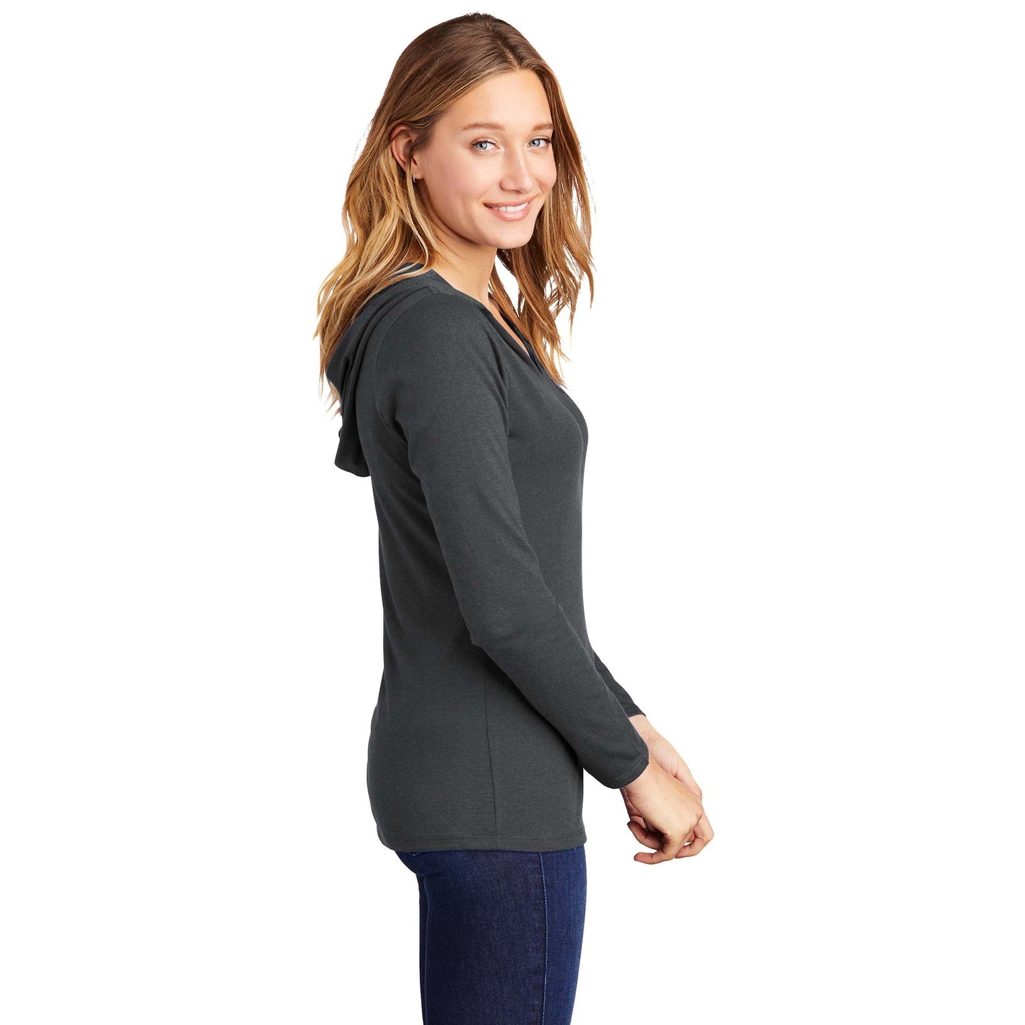 Black Frost Sweatshirt - District - Perfect Tri Blend