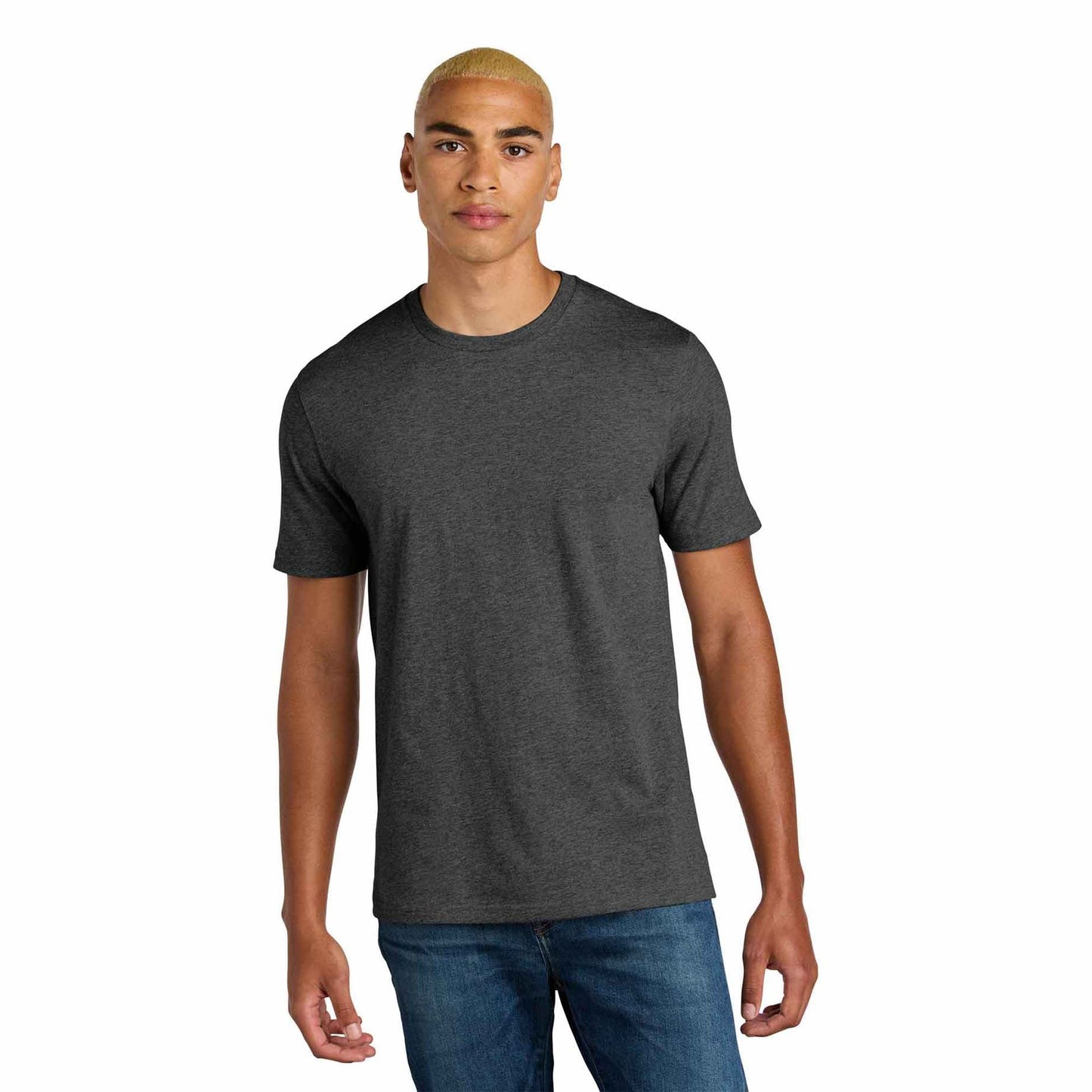 Jet Black T-Shirt - District - Soft Cotton Fabric