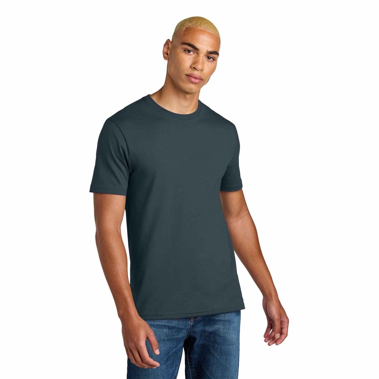 Jet Black T-Shirt - District - Soft Cotton Fabric