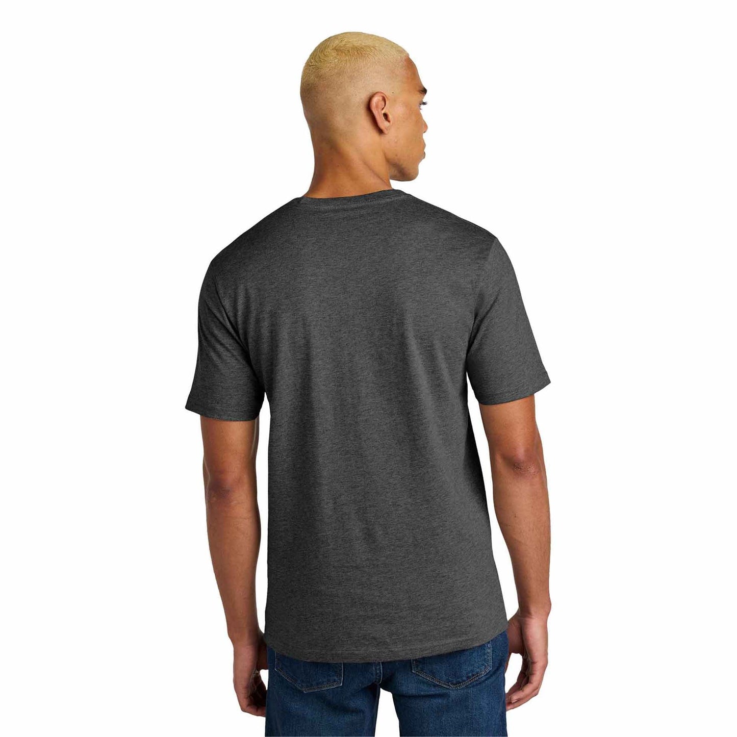 Jet Black T-Shirt - District - Soft Cotton Fabric