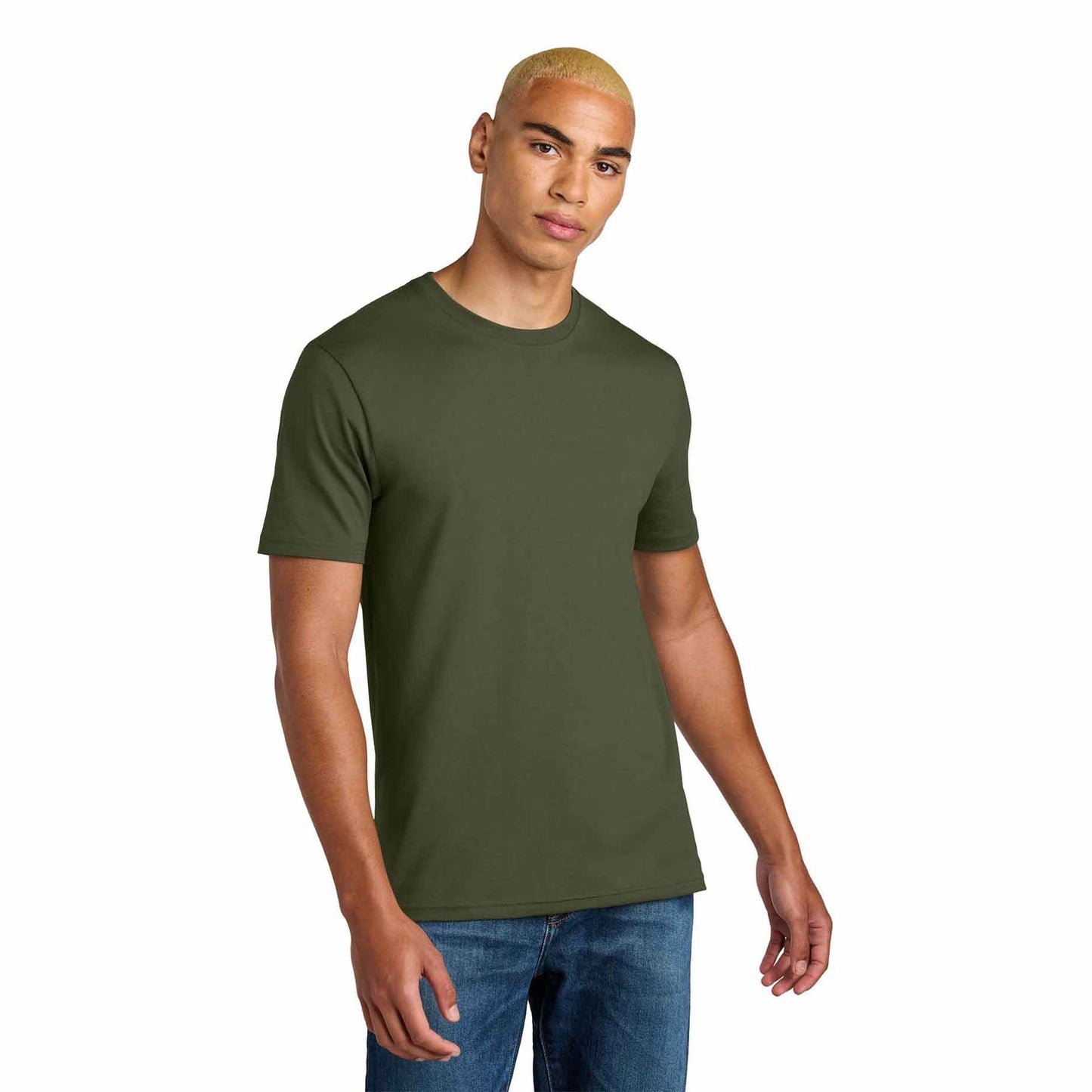 Jet Black T-Shirt - District - Soft Cotton Fabric