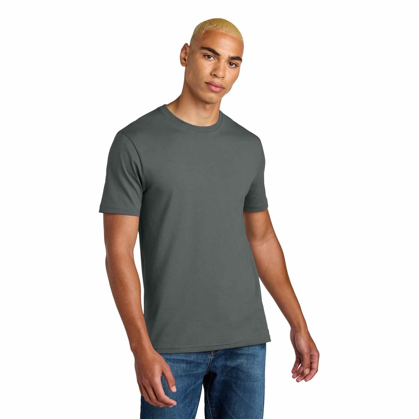 Jet Black T-Shirt - District - Soft Cotton Fabric