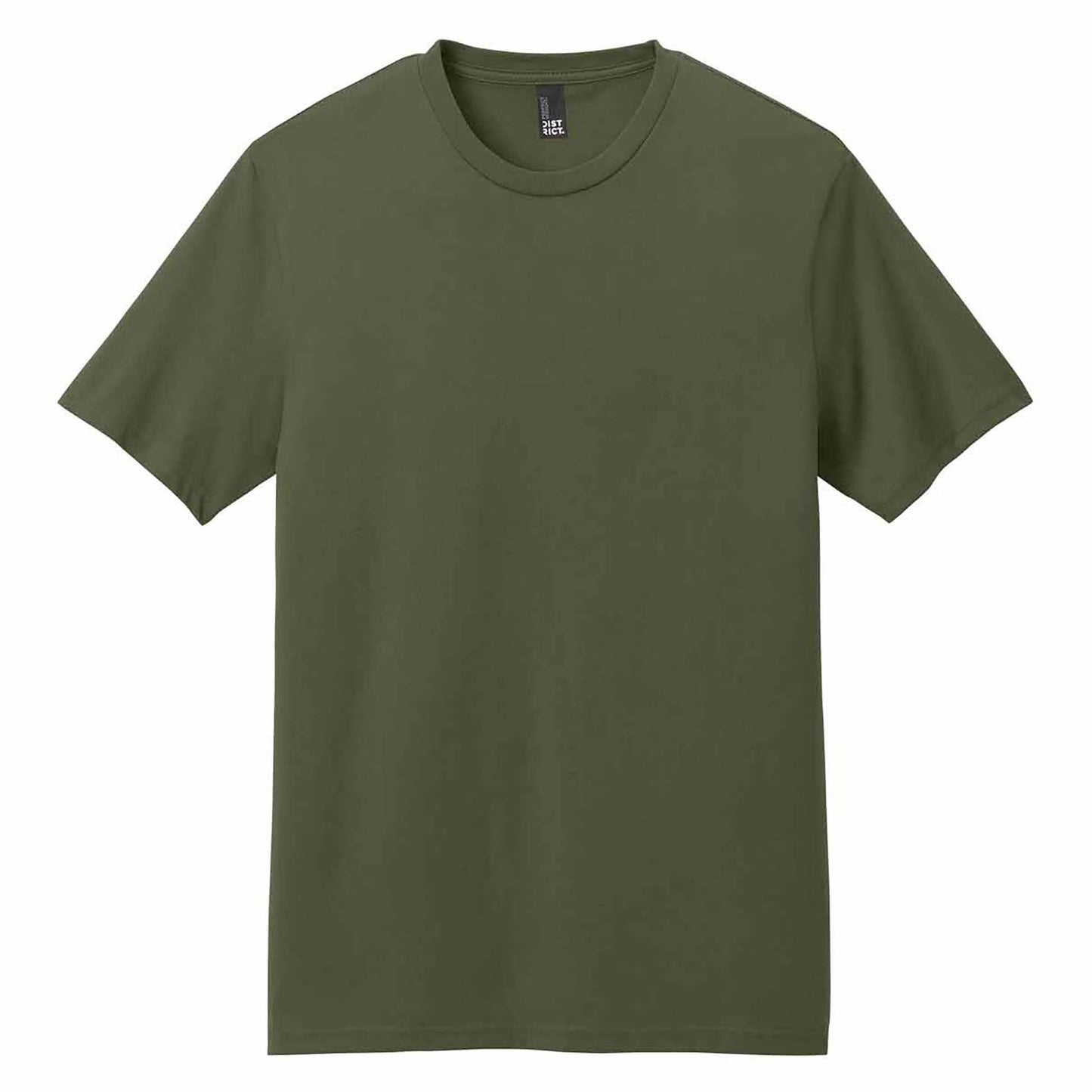 Jet Black T-Shirt - District - Soft Cotton Fabric
