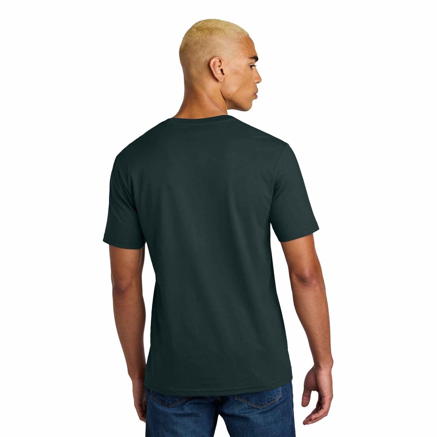 Jet Black T-Shirt - District - Soft Cotton Fabric