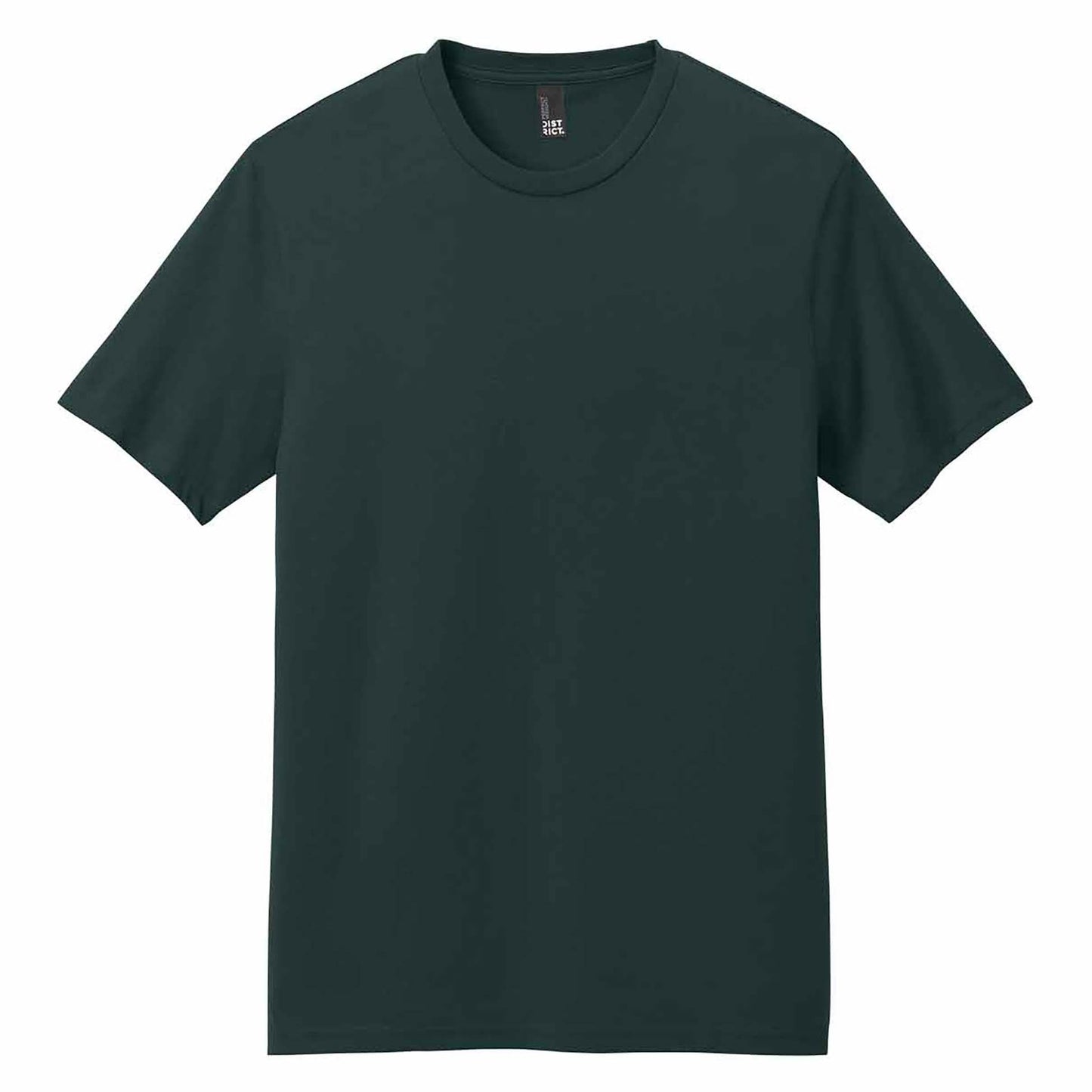 Jet Black T-Shirt - District - Soft Cotton Fabric