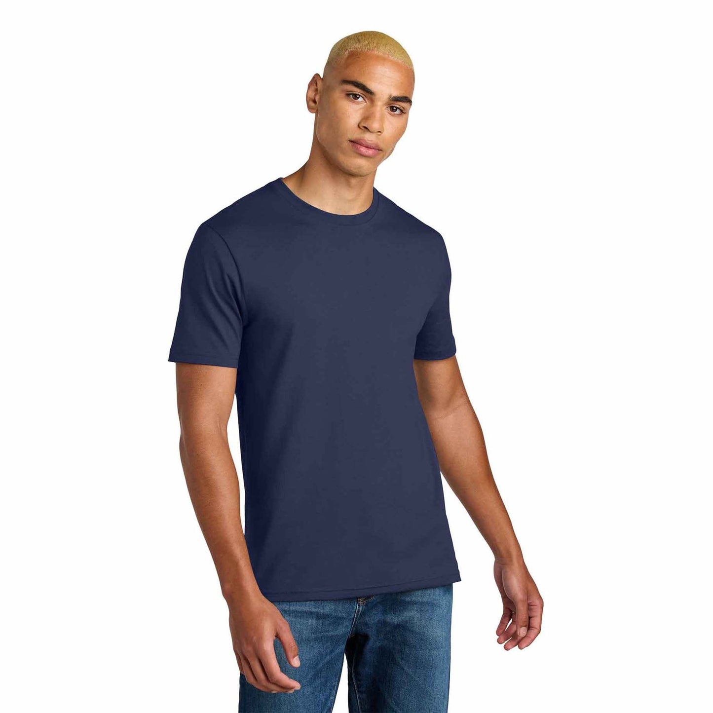 Jet Black T-Shirt - District - Soft Cotton Fabric