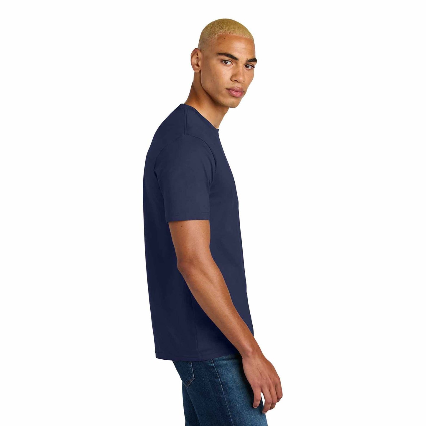 Jet Black T-Shirt - District - Soft Cotton Fabric