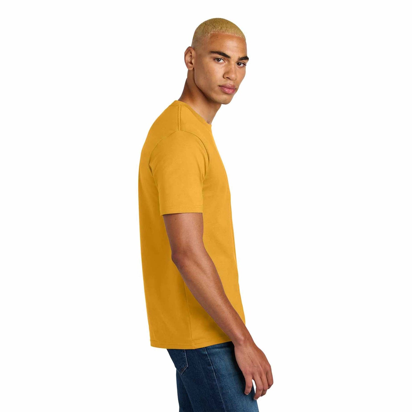 Jet Black T-Shirt - District - Soft Cotton Fabric