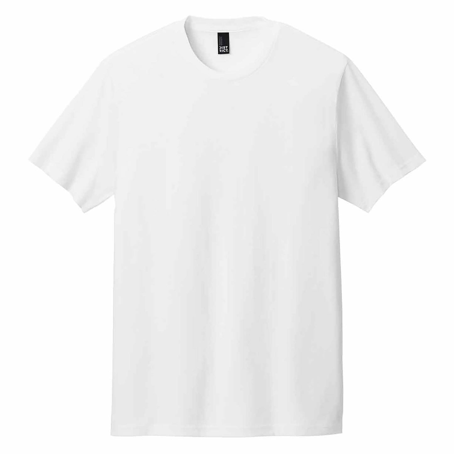 Jet Black T-Shirt - District - Soft Cotton Fabric