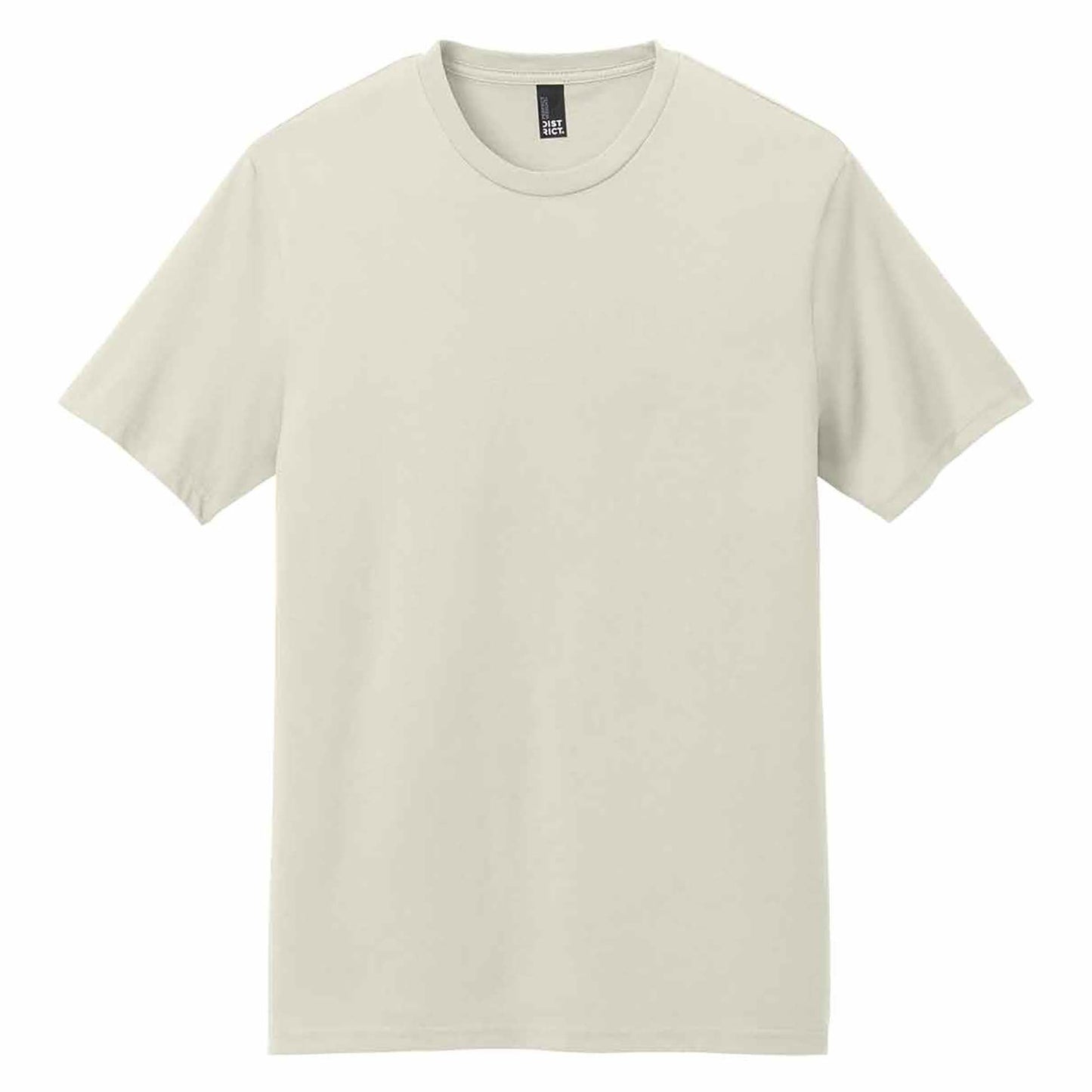 Jet Black T-Shirt - District - Soft Cotton Fabric