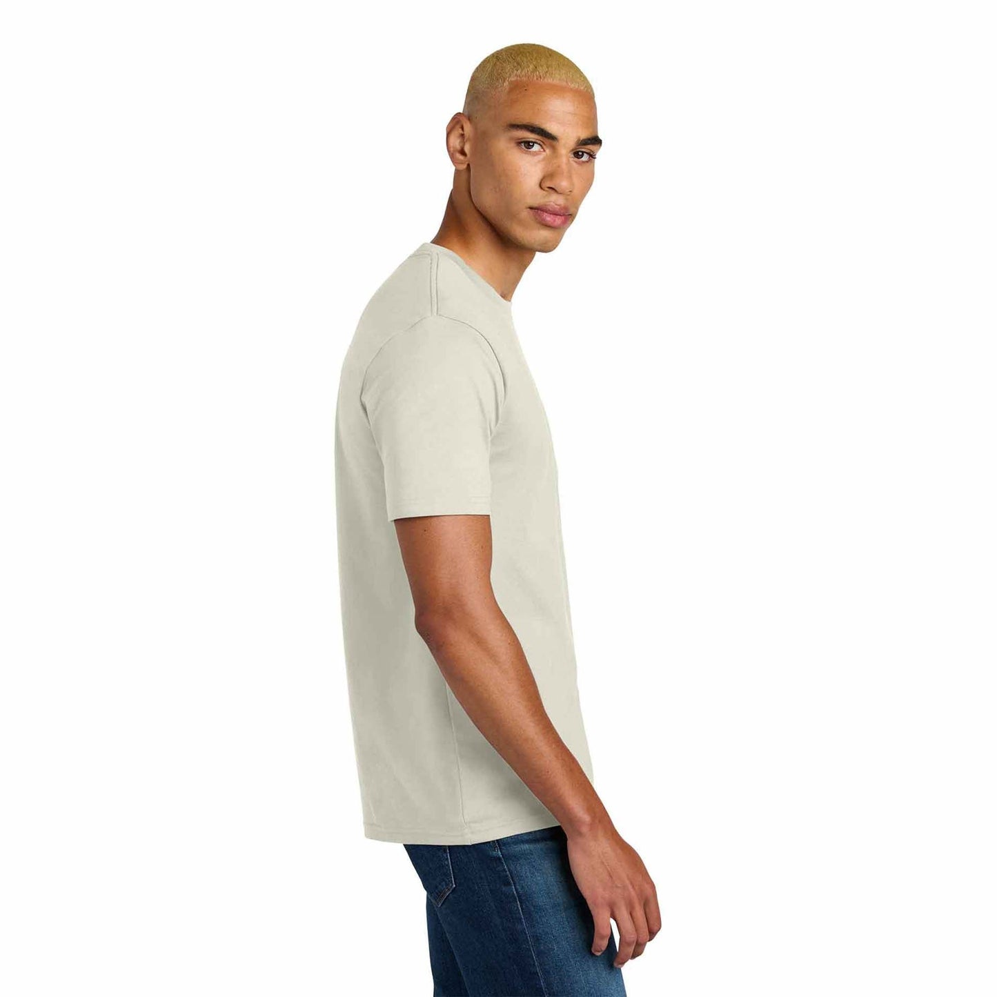 Jet Black T-Shirt - District - Soft Cotton Fabric