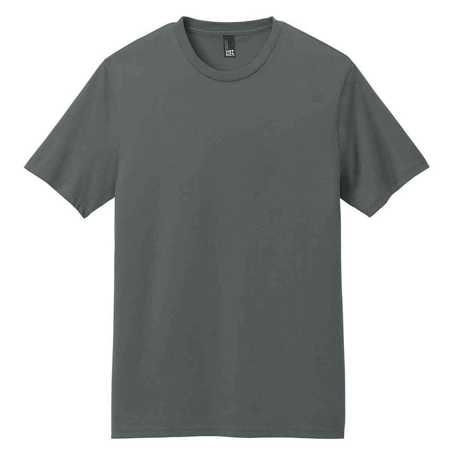 Jet Black T-Shirt - District - Soft Cotton Fabric