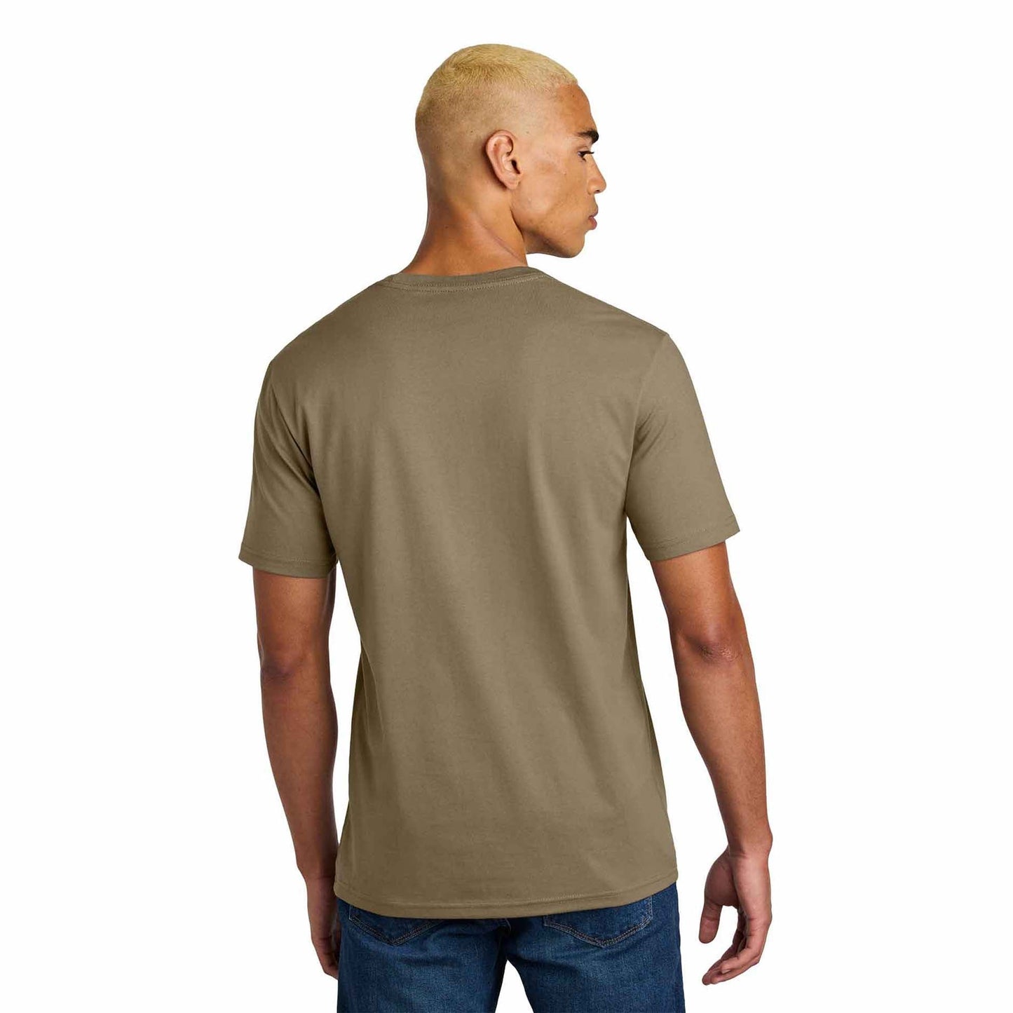 Jet Black T-Shirt - District - Soft Cotton Fabric