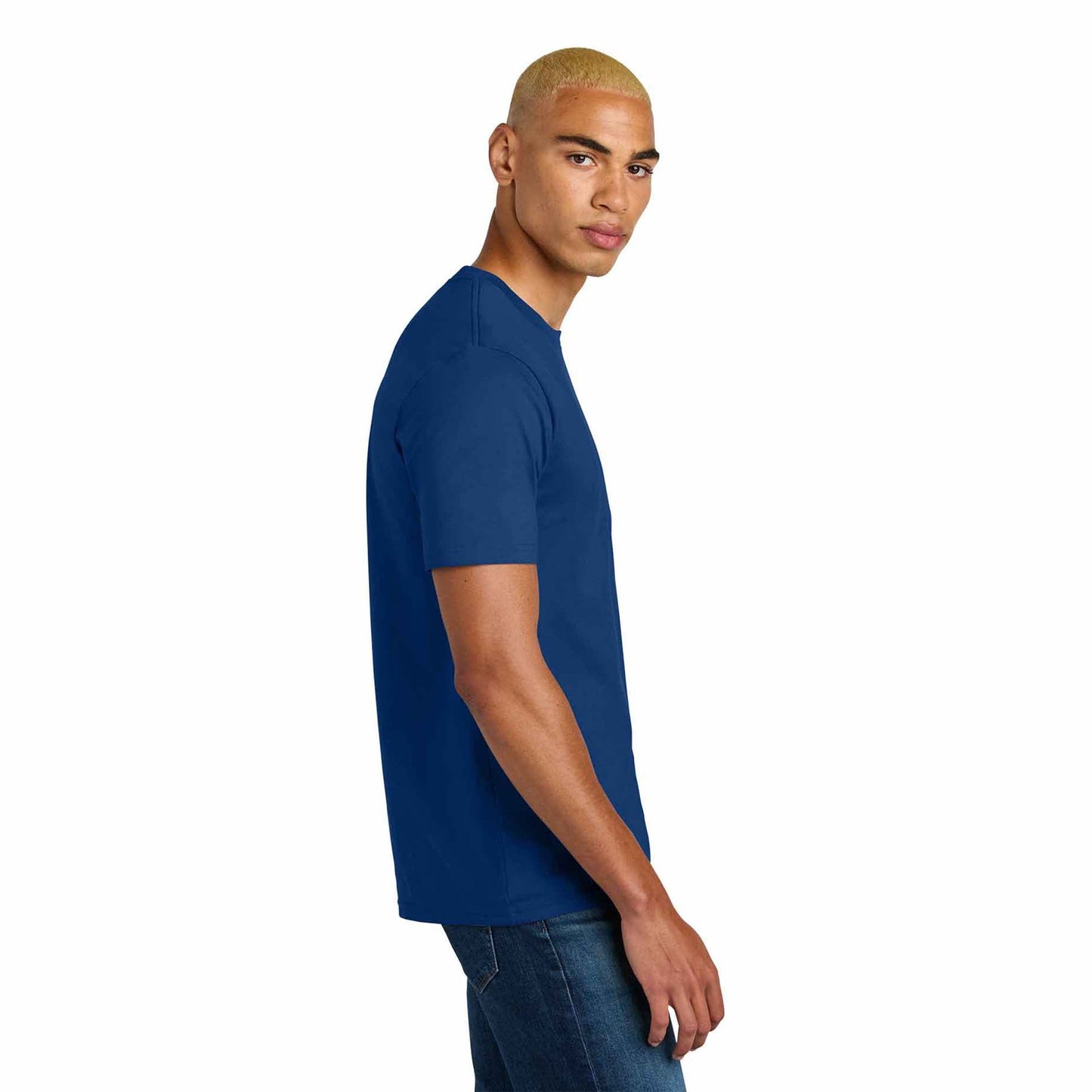Jet Black T-Shirt - District - Soft Cotton Fabric