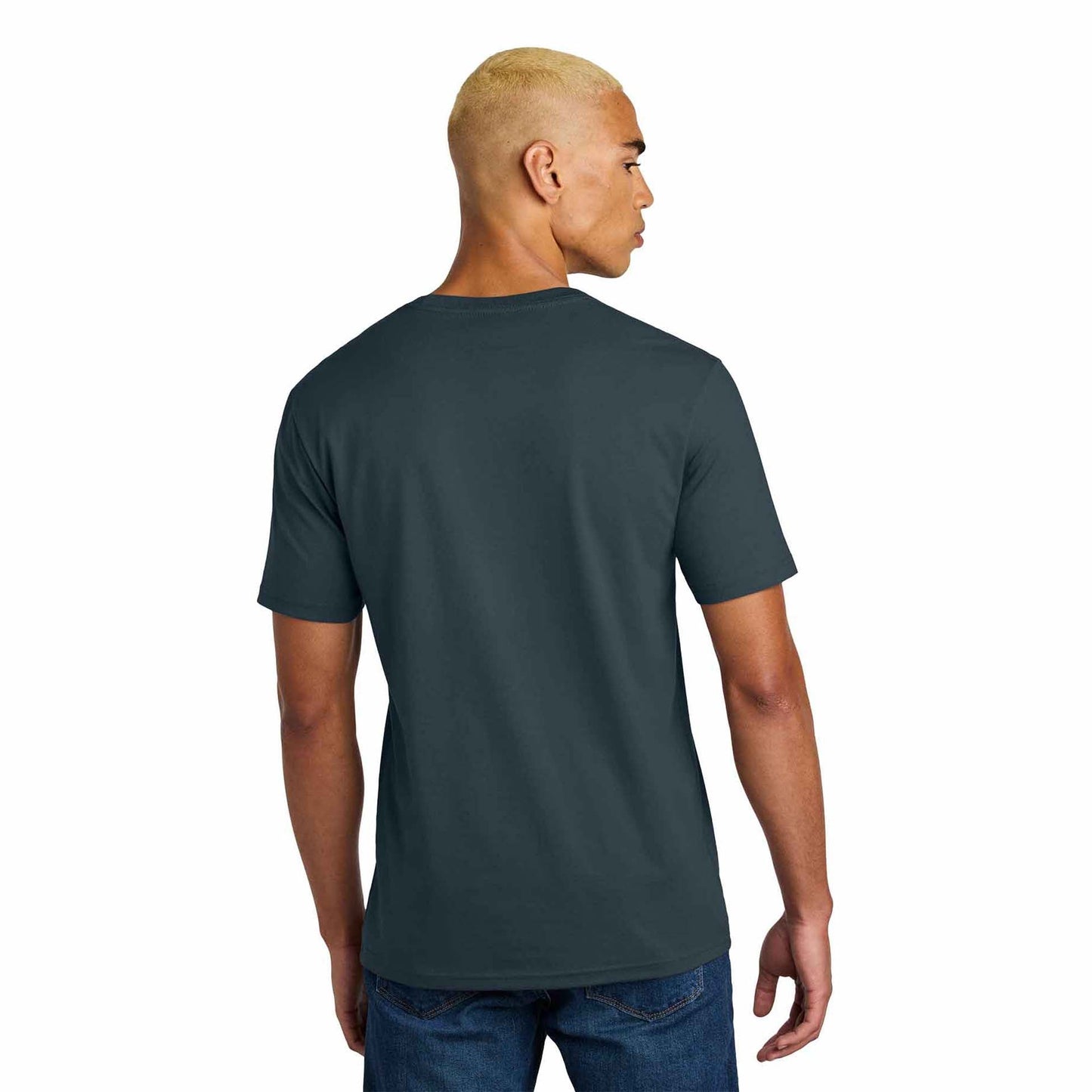 Jet Black T-Shirt - District - Soft Cotton Fabric