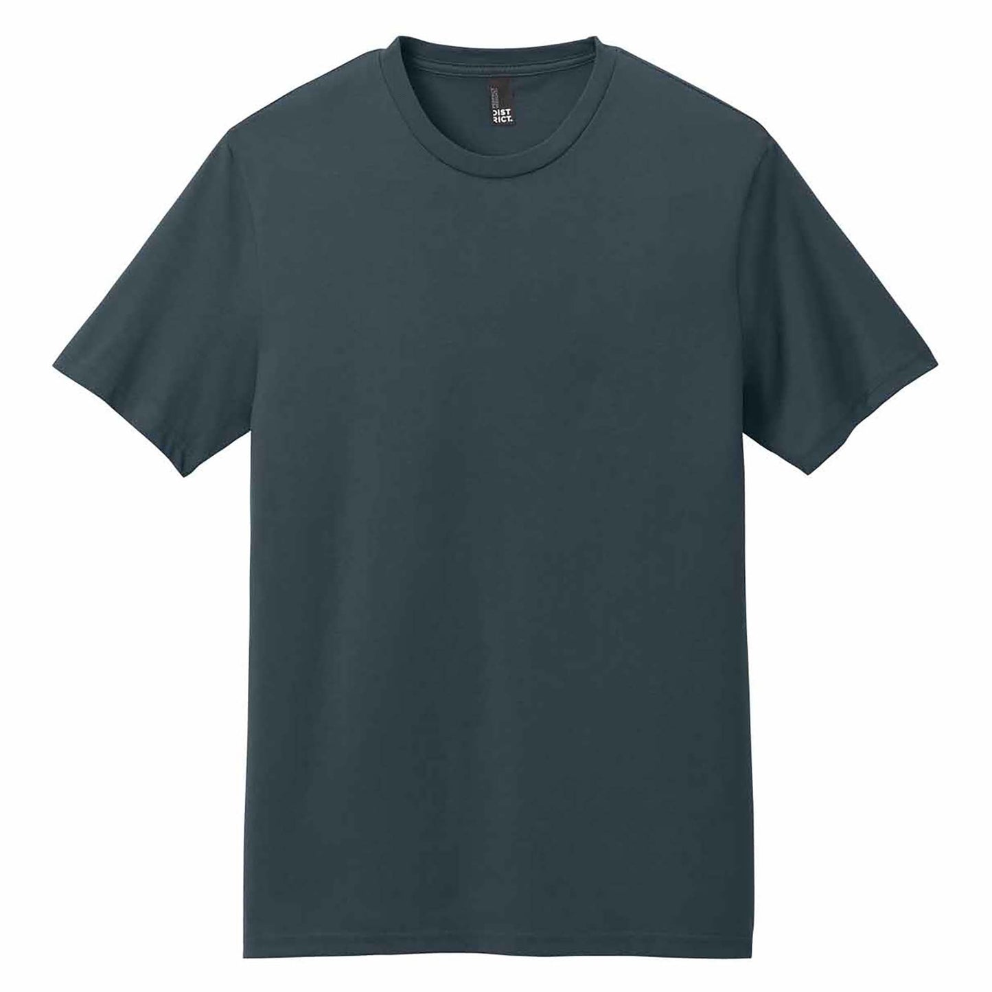 Jet Black T-Shirt - District - Soft Cotton Fabric