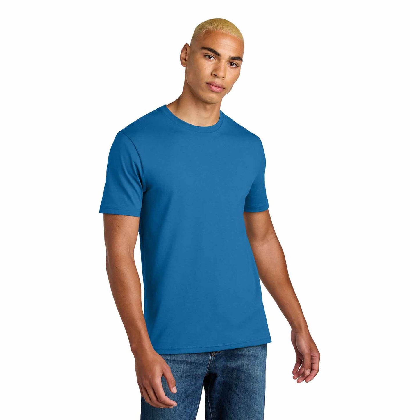 Jet Black T-Shirt - District - Soft Cotton Fabric