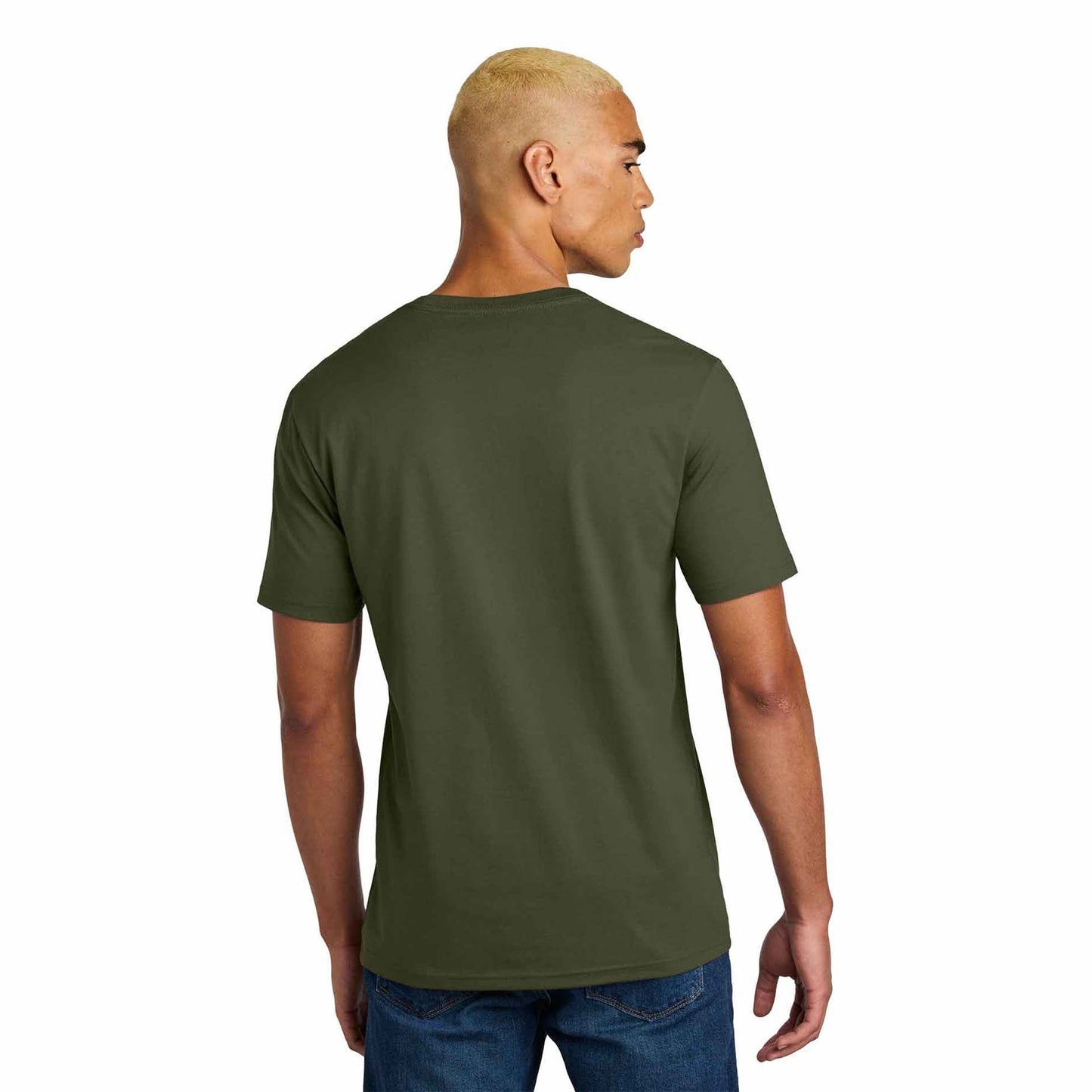 Jet Black T-Shirt - District - Soft Cotton Fabric