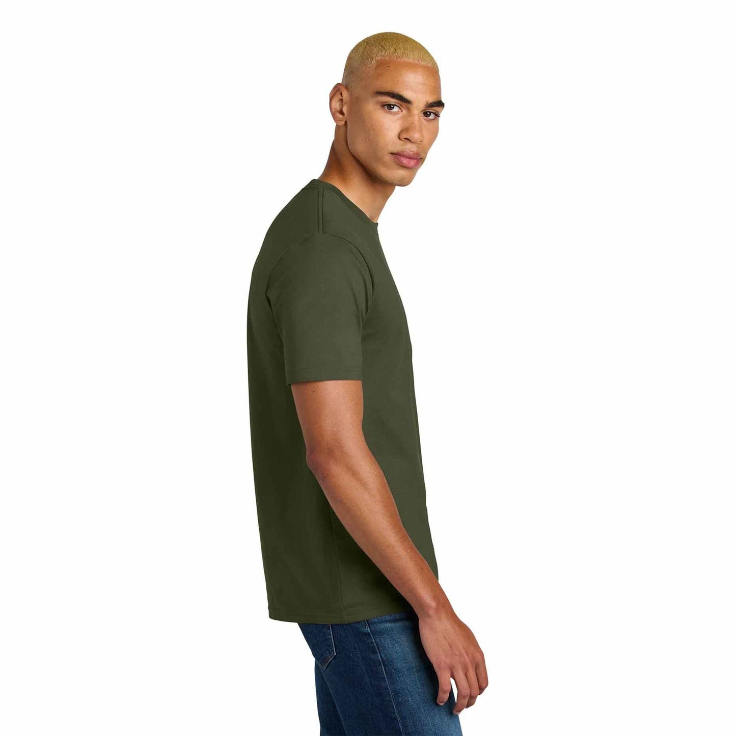 Jet Black T-Shirt - District - Soft Cotton Fabric