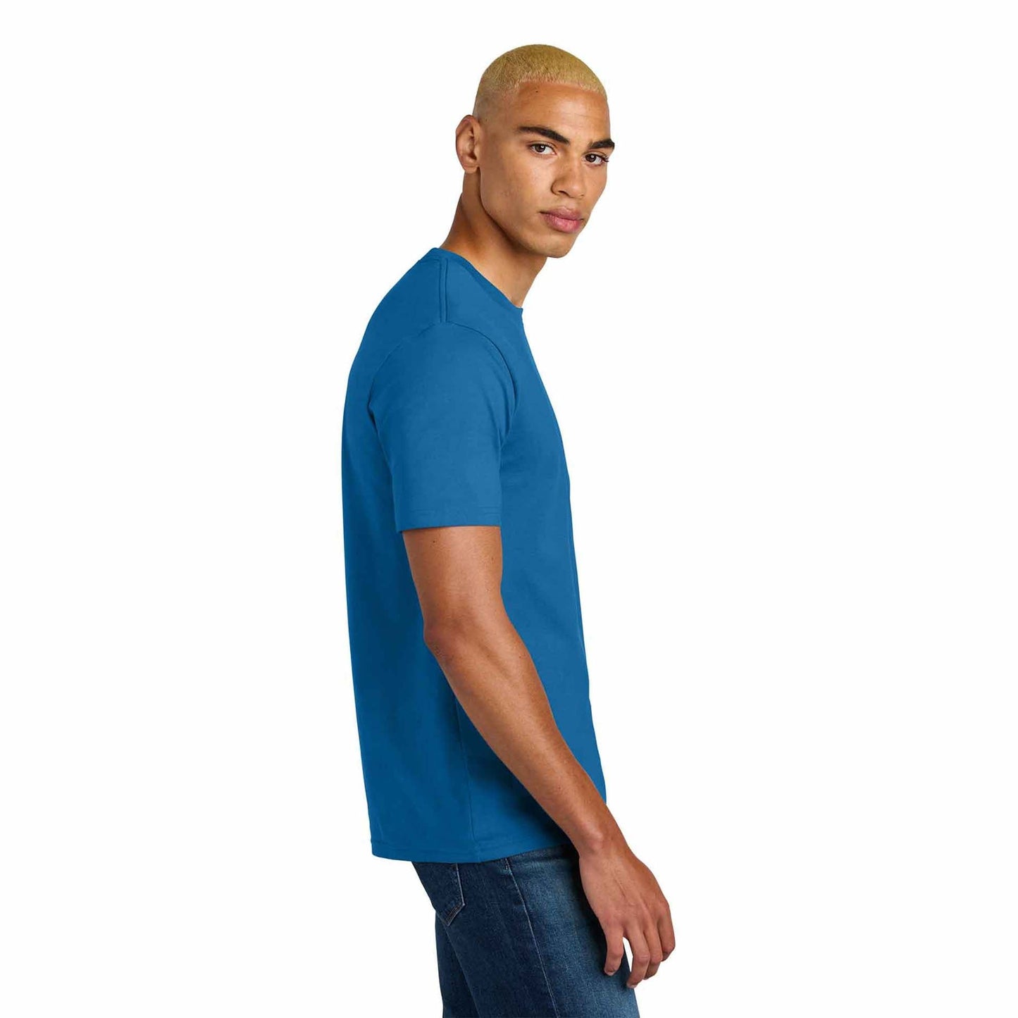 Jet Black T-Shirt - District - Soft Cotton Fabric