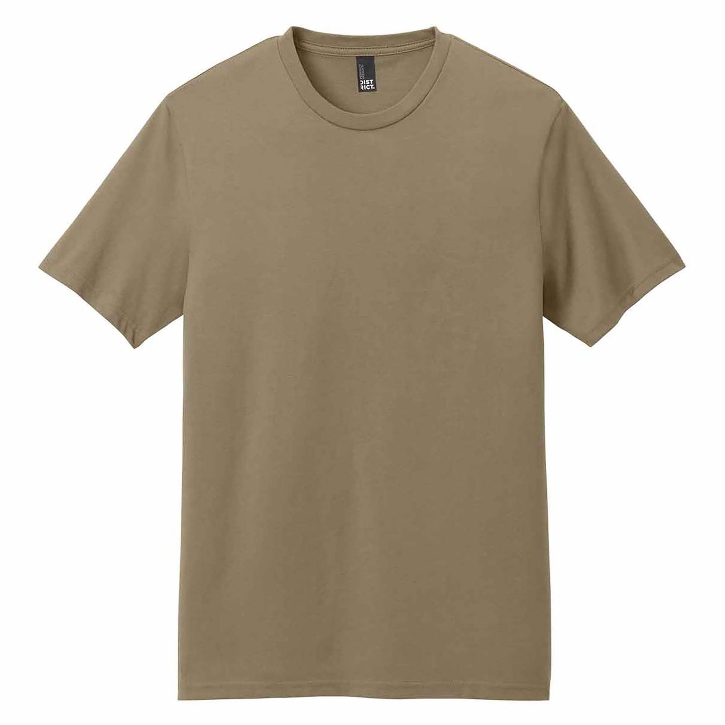 Jet Black T-Shirt - District - Soft Cotton Fabric