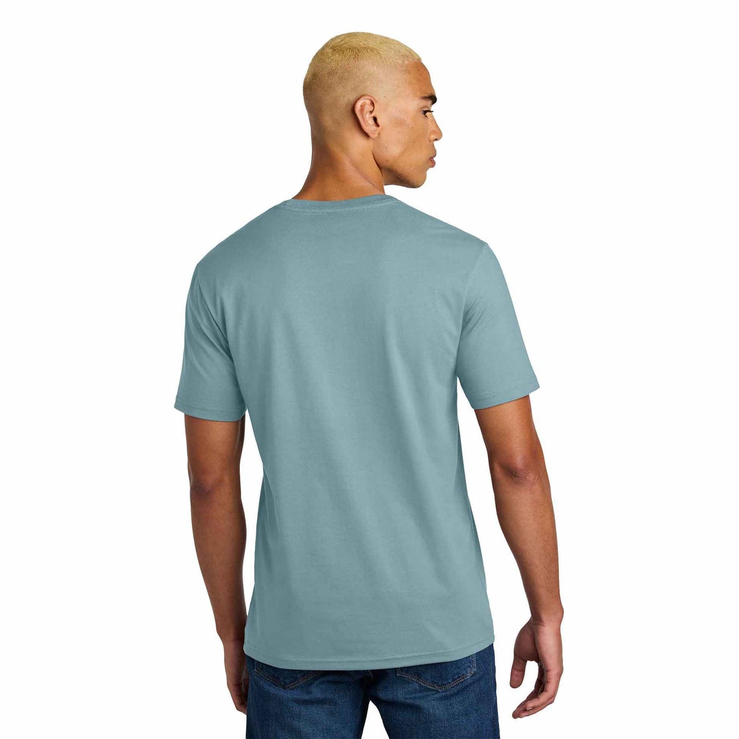 Jet Black T-Shirt - District - Soft Cotton Fabric