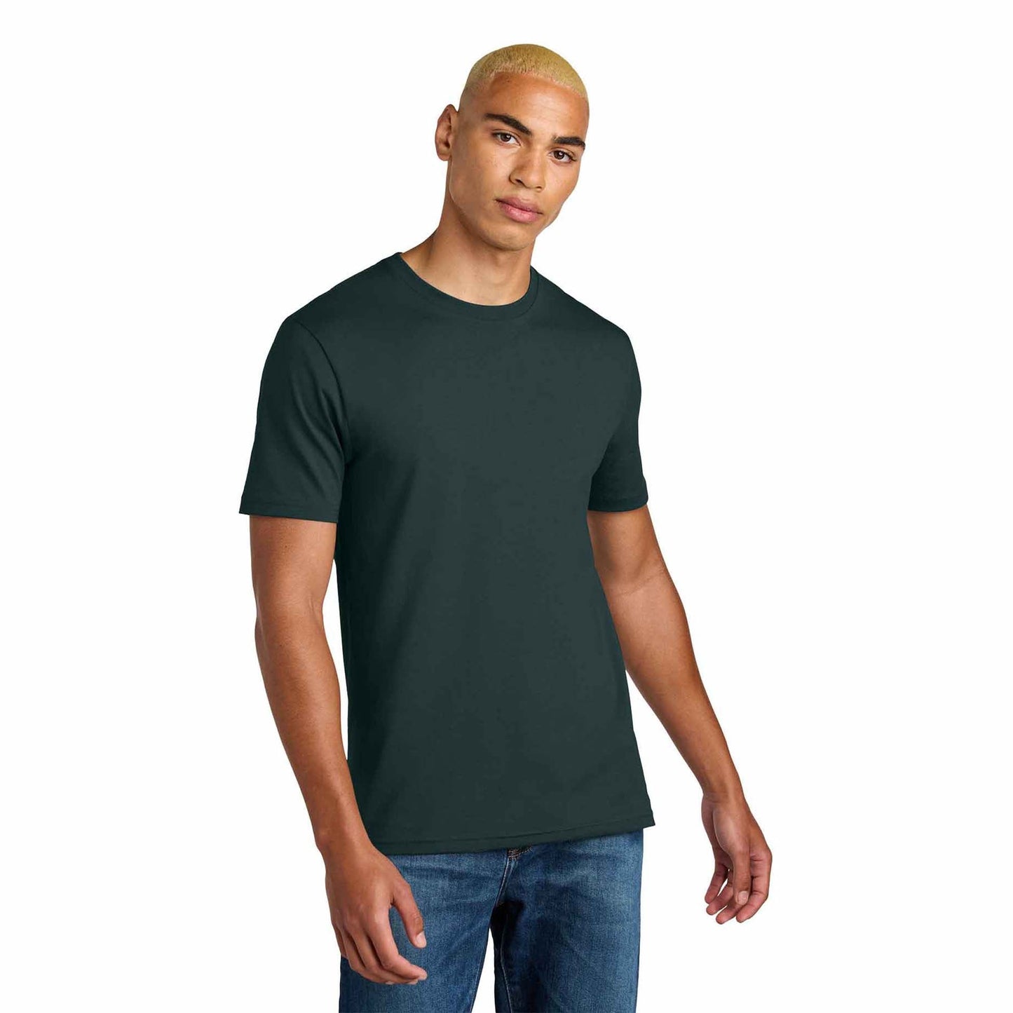 Jet Black T-Shirt - District - Soft Cotton Fabric