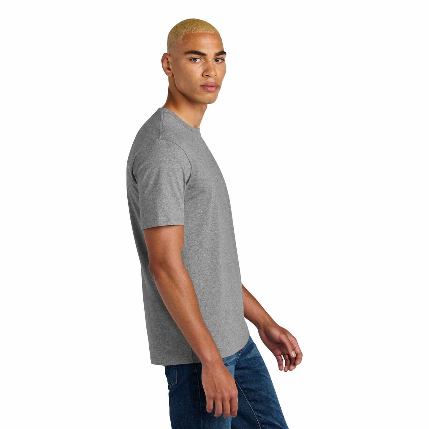 Jet Black T-Shirt - District - Soft Cotton Fabric