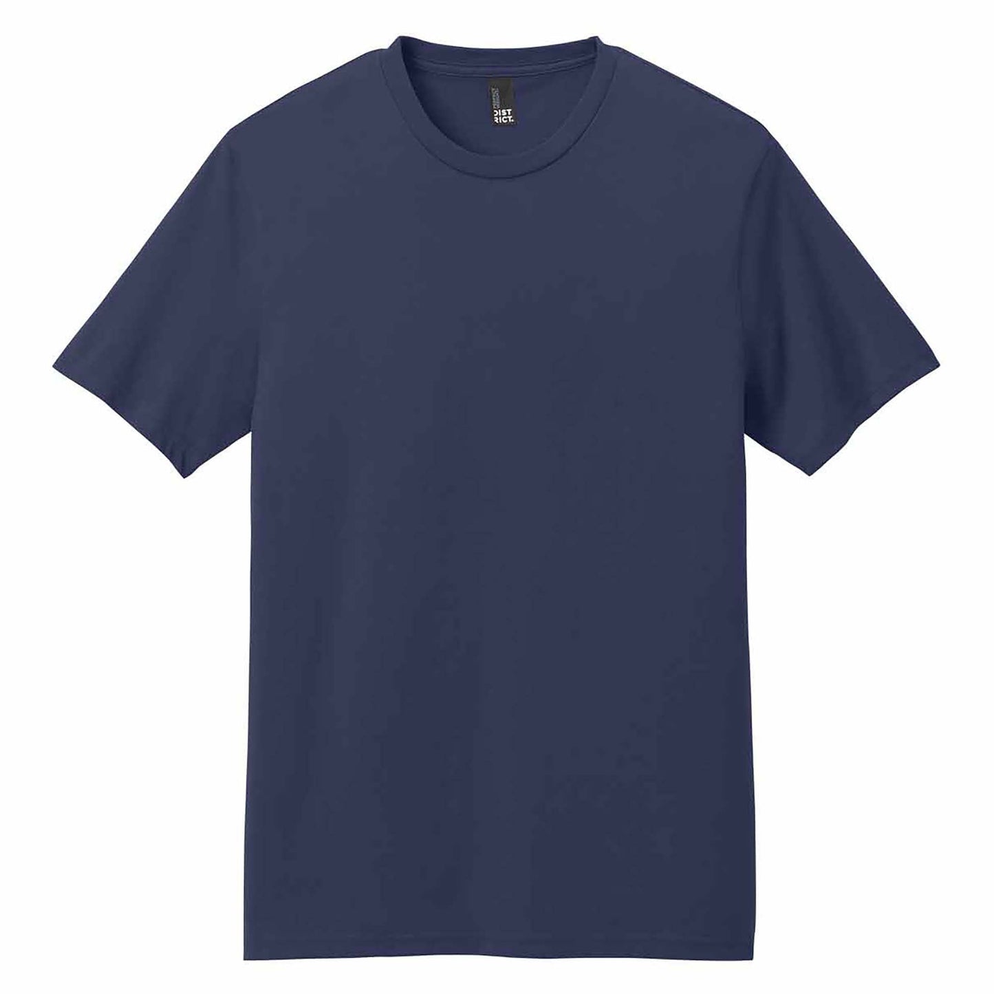 Jet Black T-Shirt - District - Soft Cotton Fabric